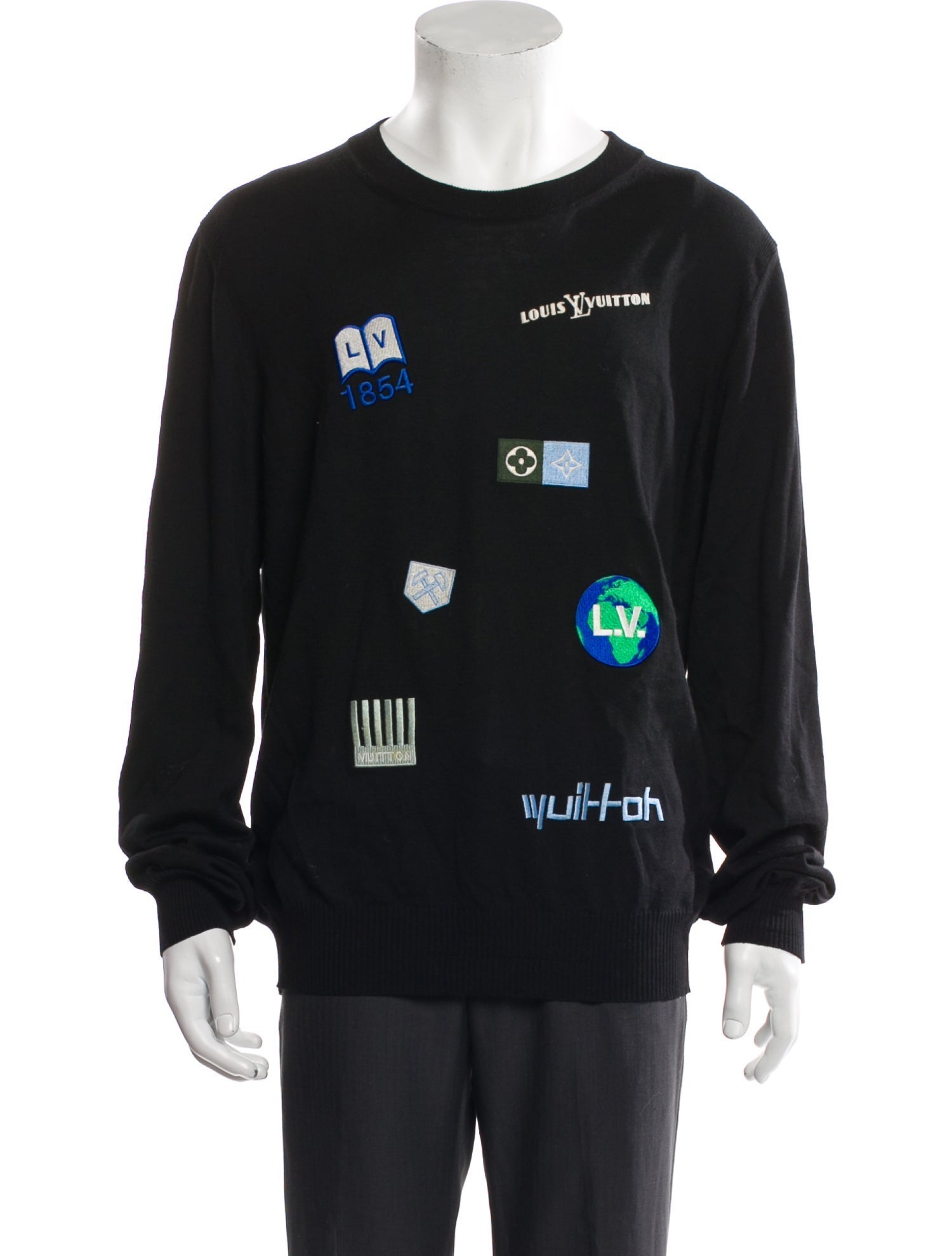 Louis Vuitton 2019 Signature Logo Pullover