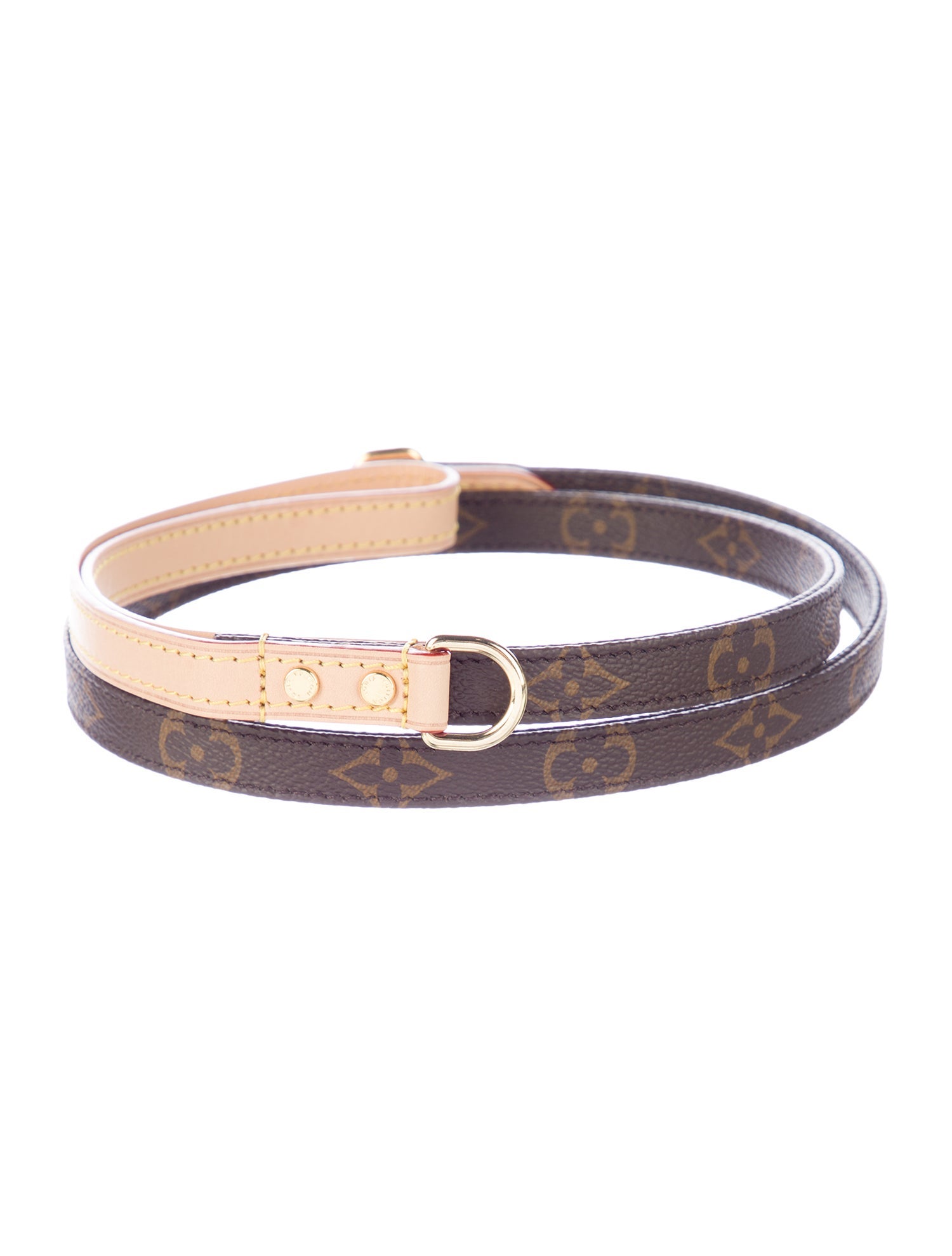Louis Vuitton Monogram Dog Leash PM