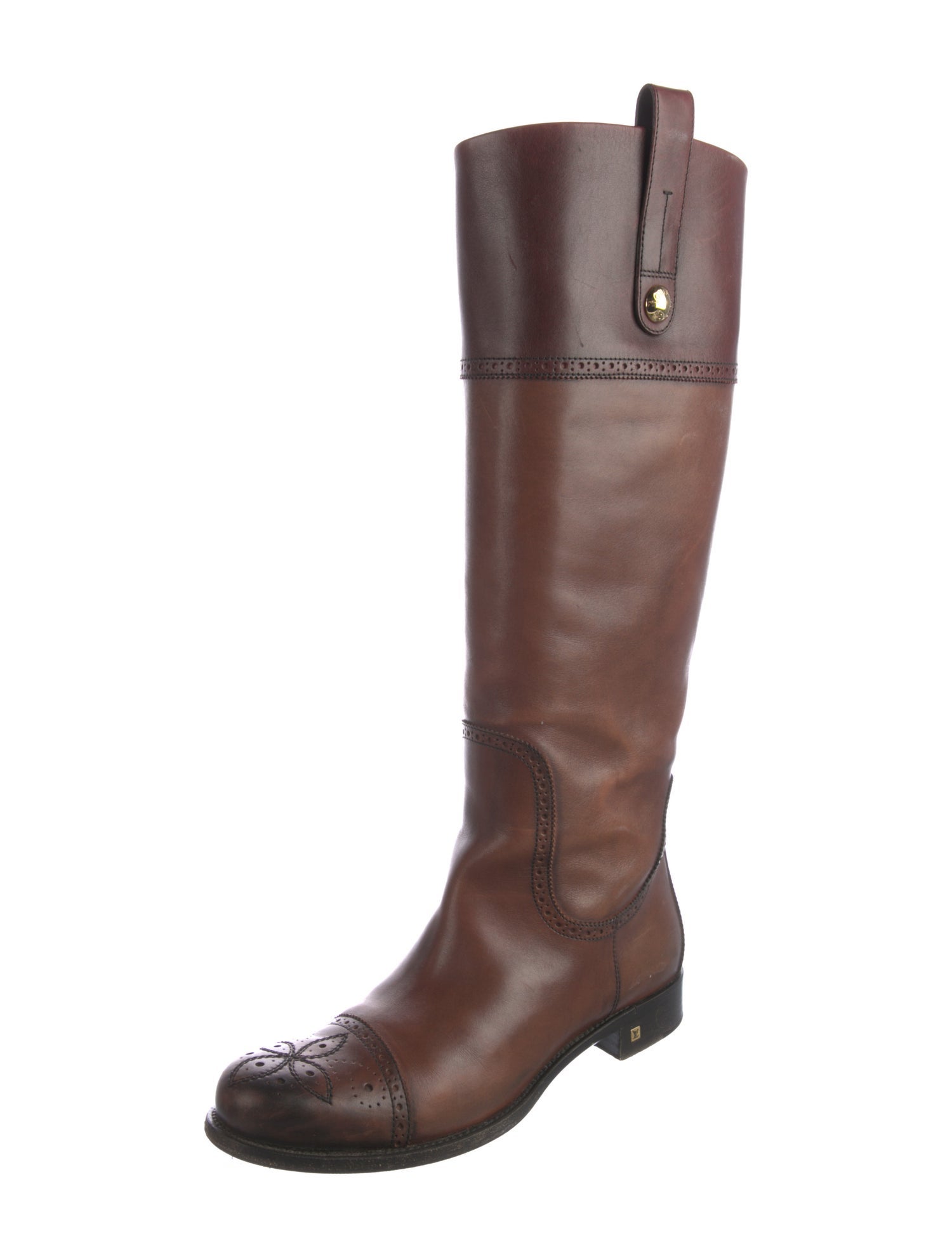 Louis Vuitton Leather Riding Boots