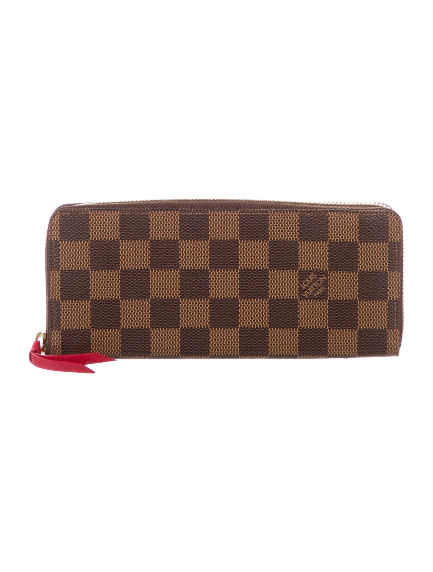 Louis Vuitton Damier Ebene Pattern Clemence Wallet