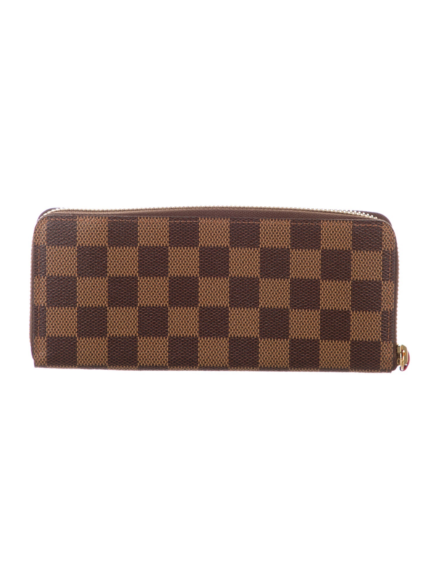 Louis Vuitton Damier Ebene Pattern Clemence Wallet