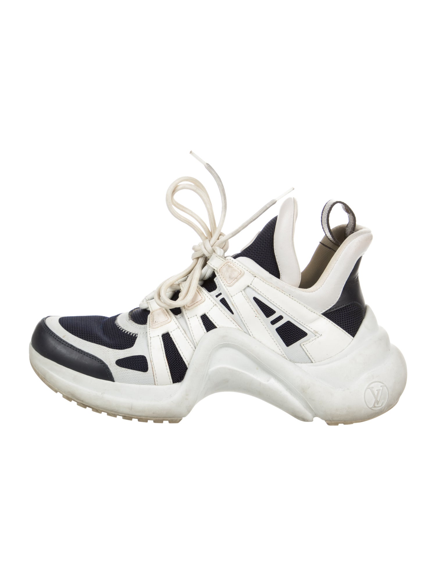 Louis Vuitton LV Monogram Leather Chunky Sneakers