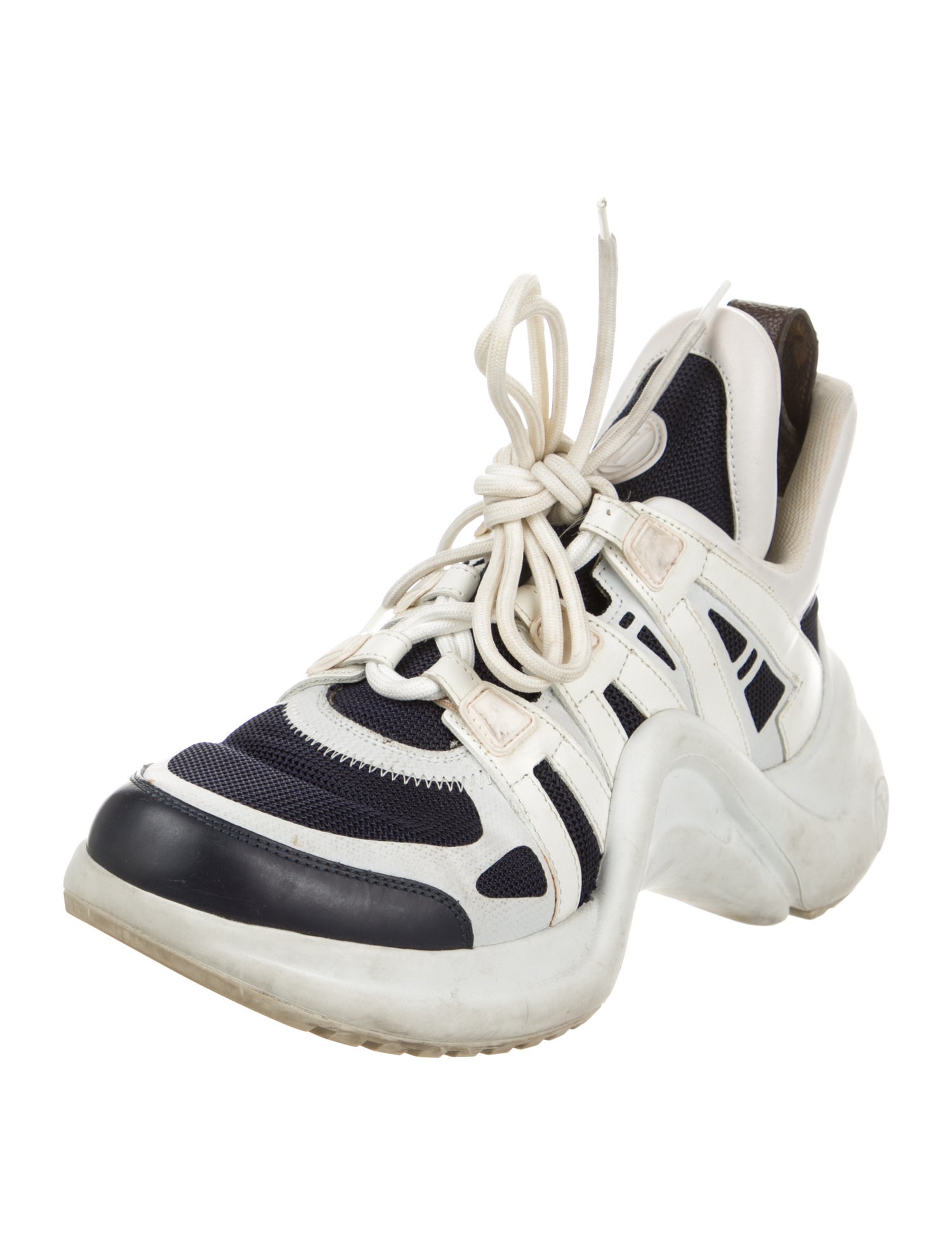 Louis Vuitton LV Monogram Leather Chunky Sneakers