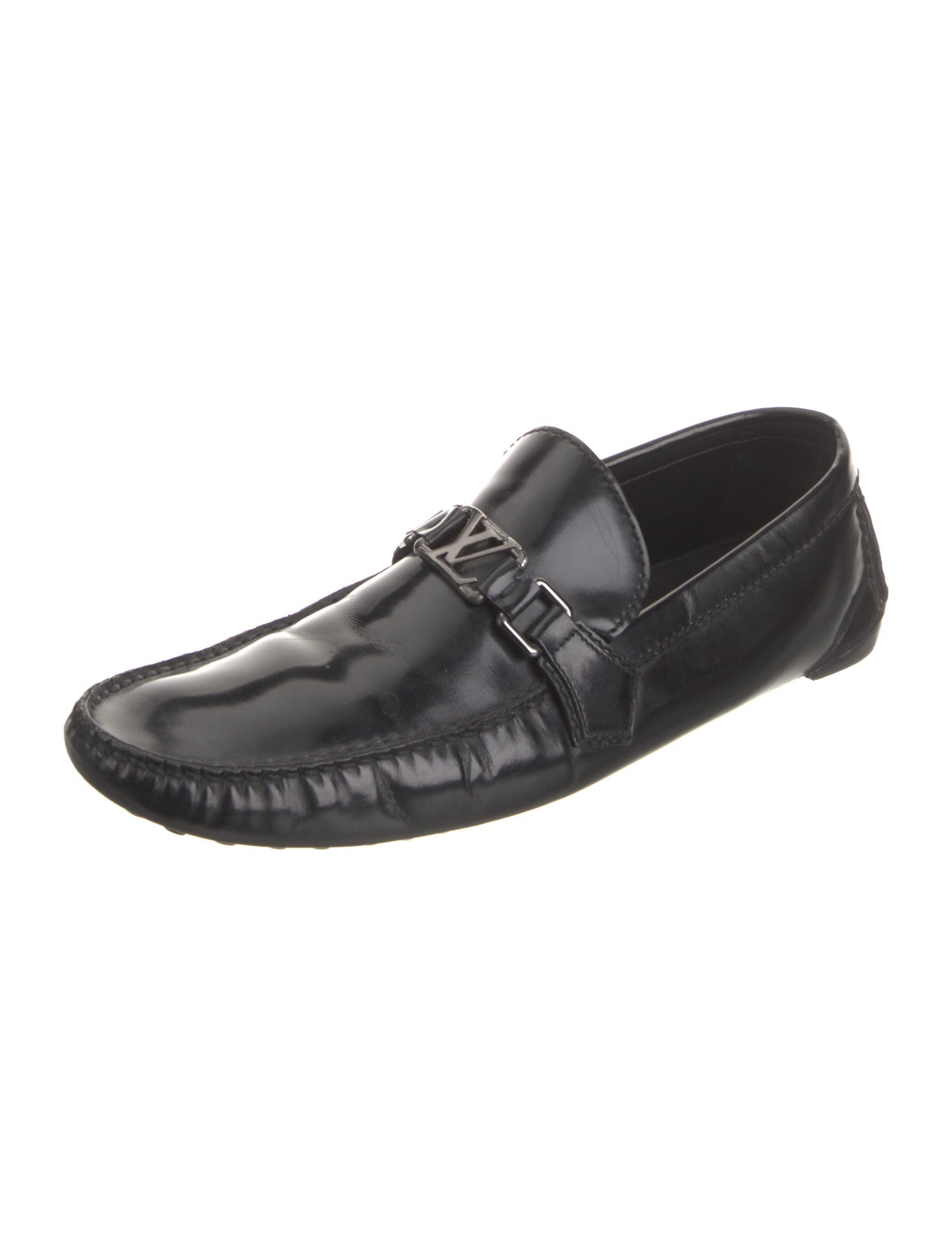 Louis Vuitton LV Monogram Leather Loafers