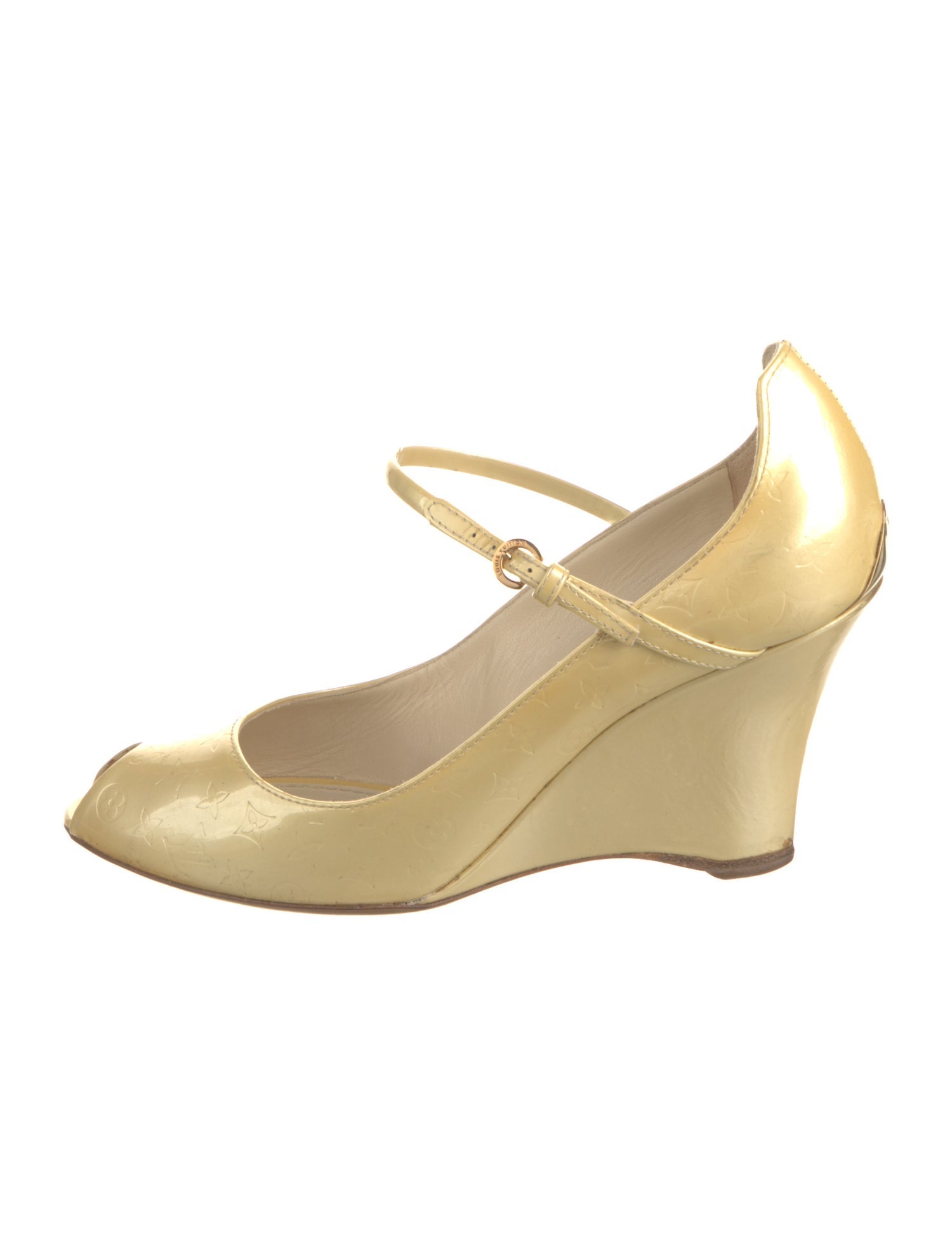 Louis Vuitton LV Monogram Patent Leather Pumps