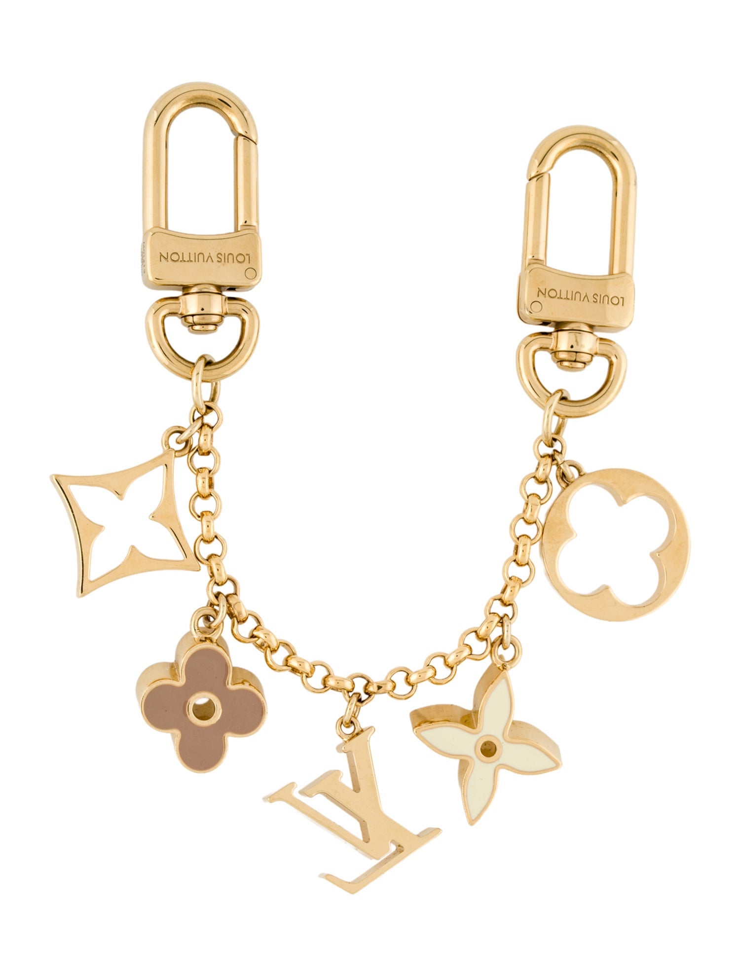 Louis Vuitton Fleur de Monogram Bag Charm Chain