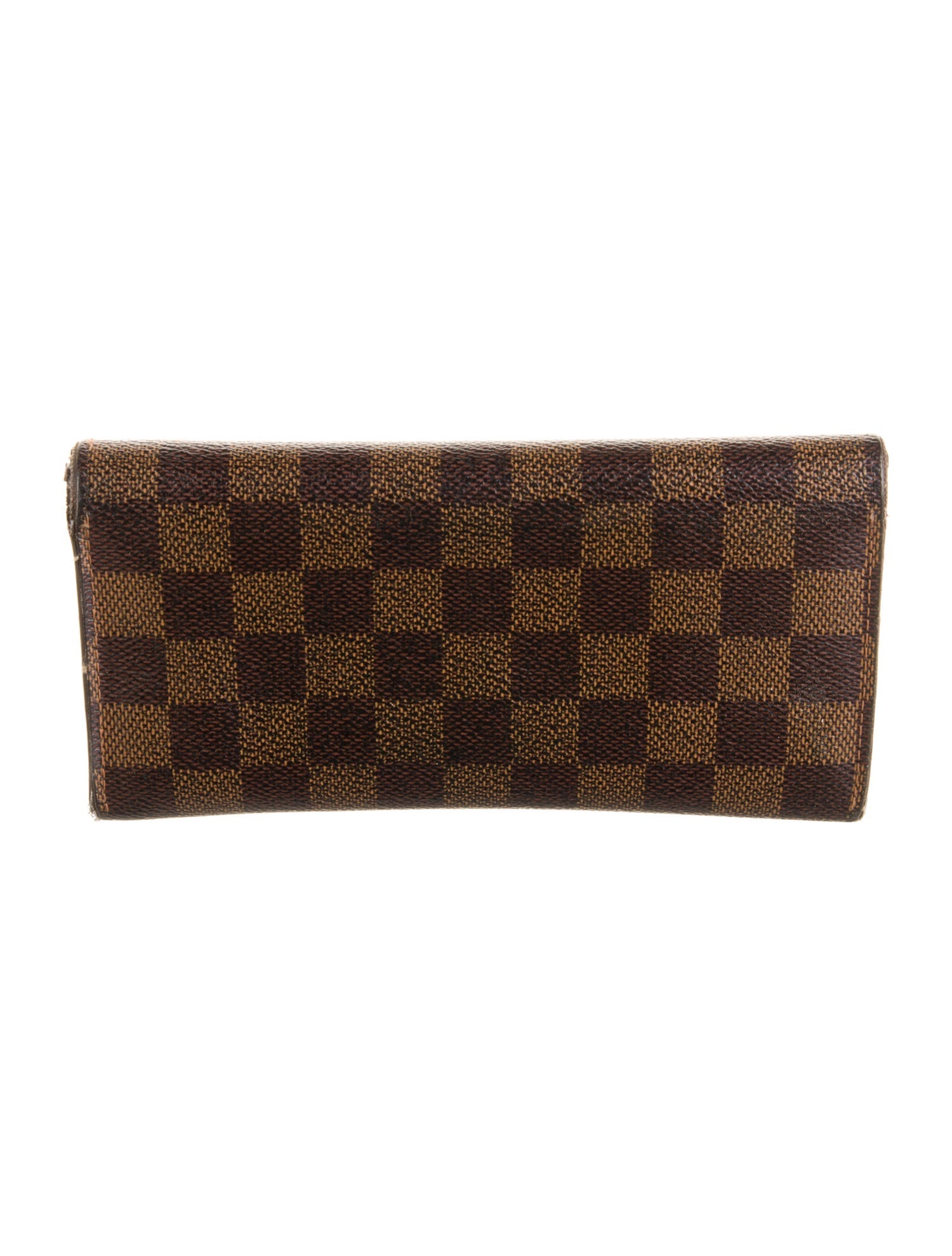Louis Vuitton 2013 Damier Ebene Pattern Emilie Wallet