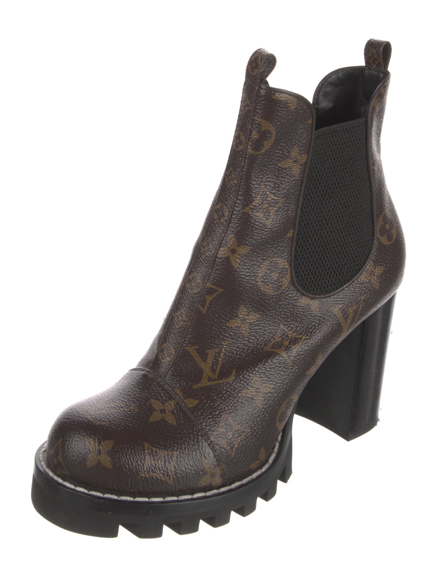 Louis Vuitton LV Monogram Chelsea Boots