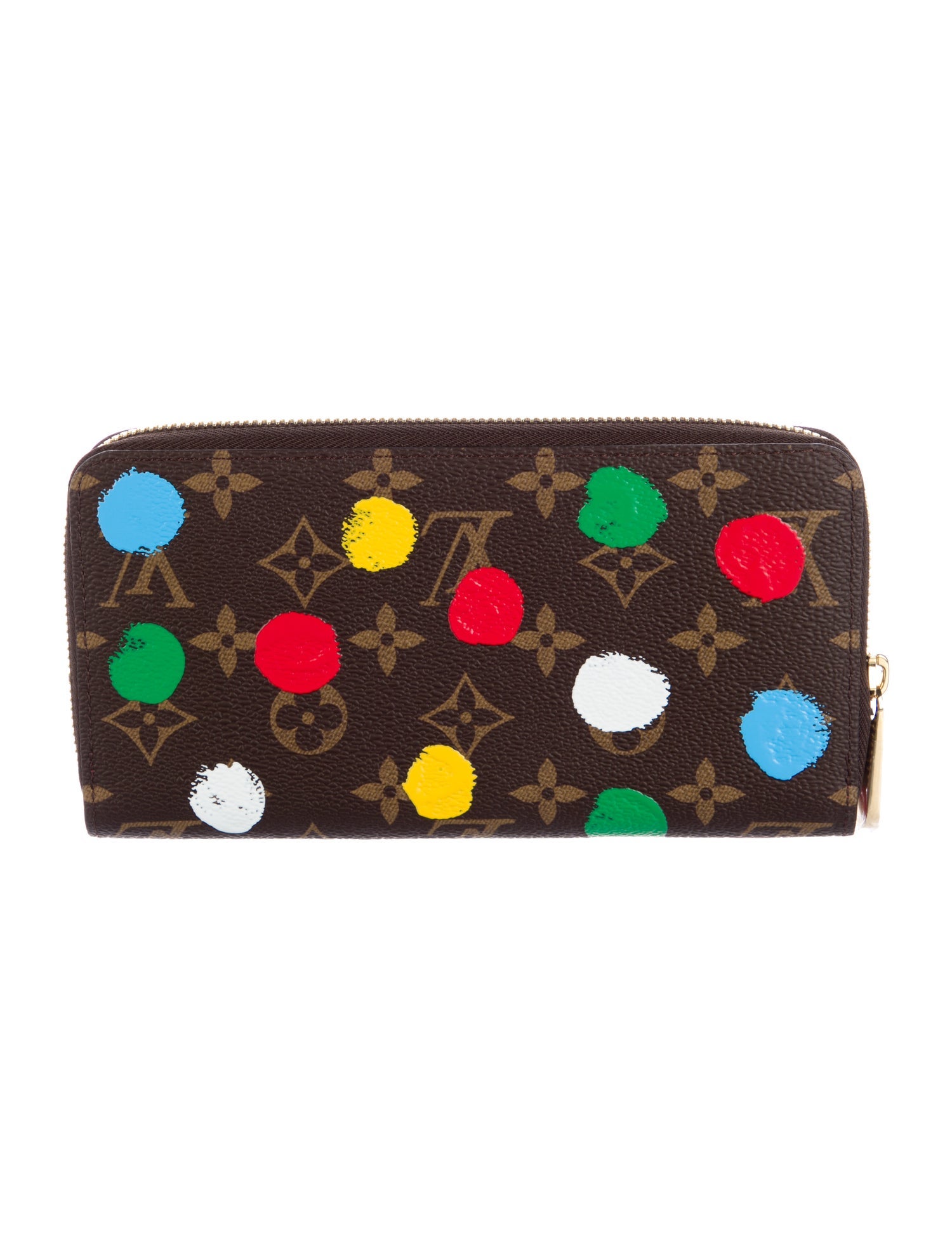 Louis Vuitton Monogram Pattern Coated Canvas Sarah Wallet