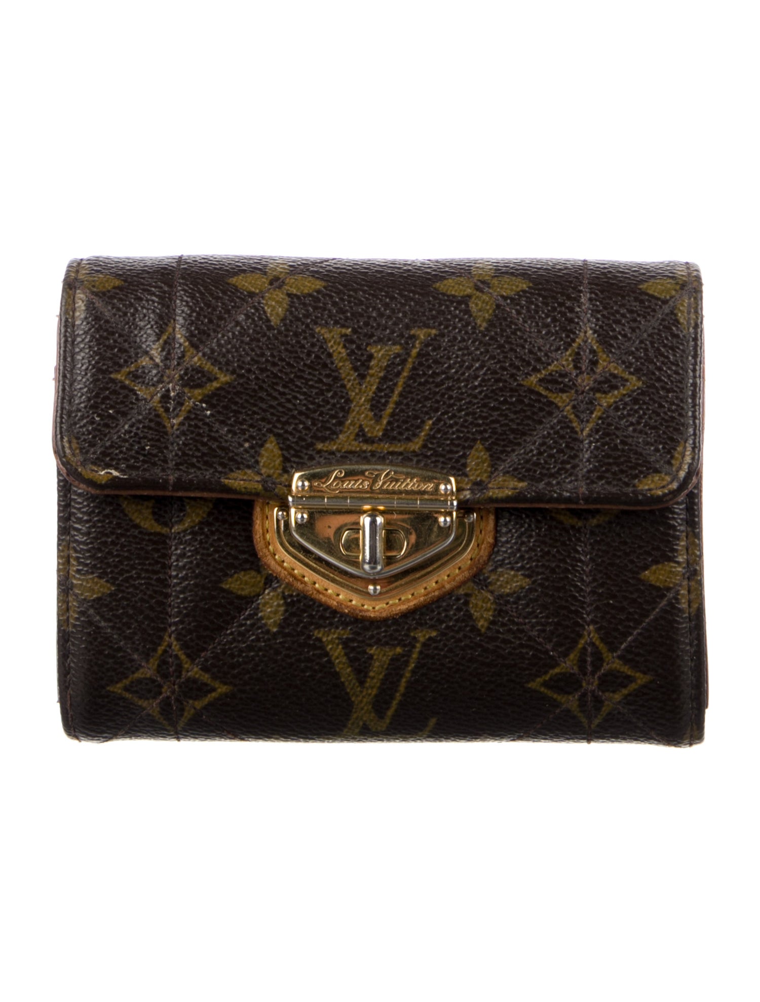 Louis Vuitton LV Monogram Coated Canvas Etoile Sarah Wallet