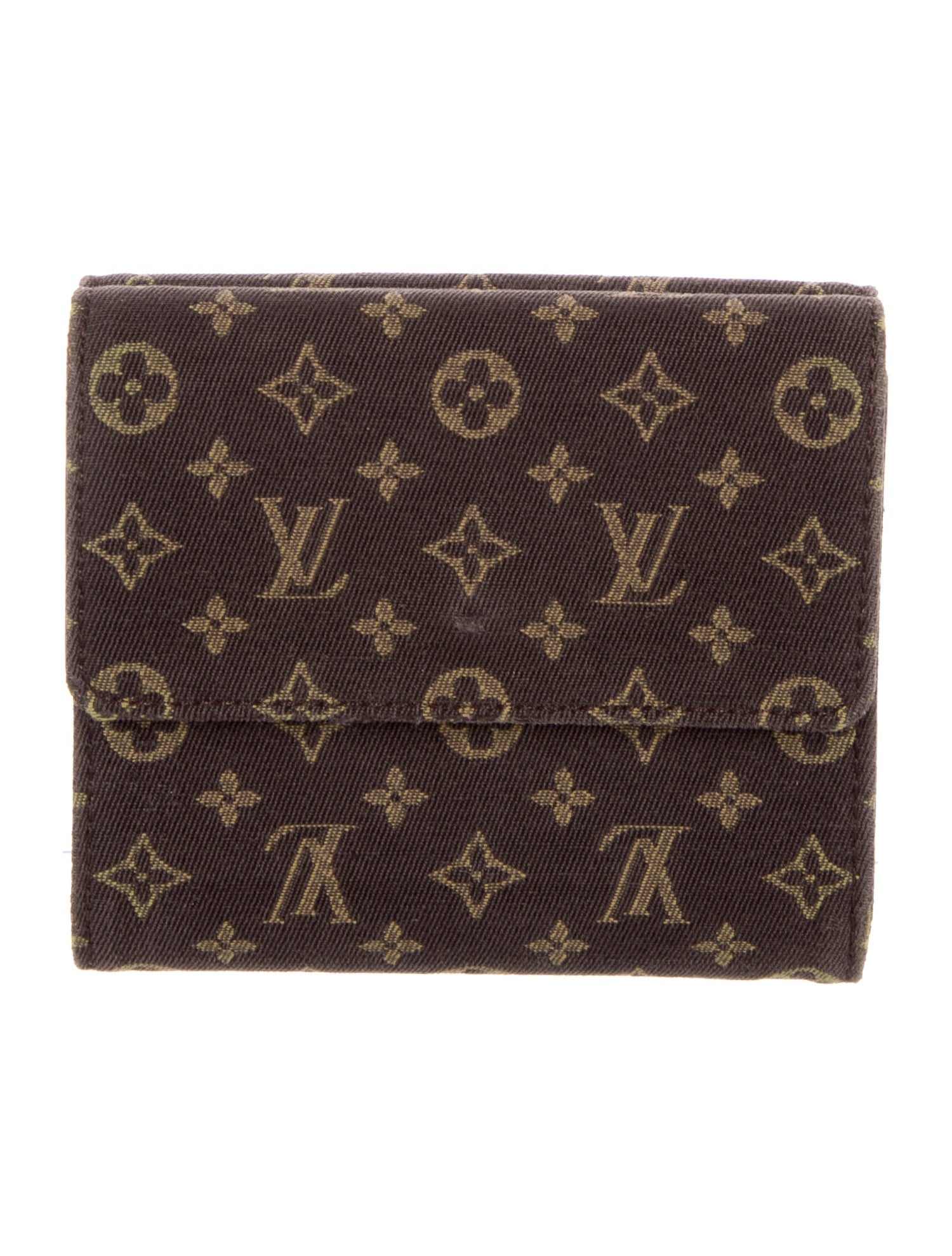 Louis Vuitton Canvas Elise Wallet