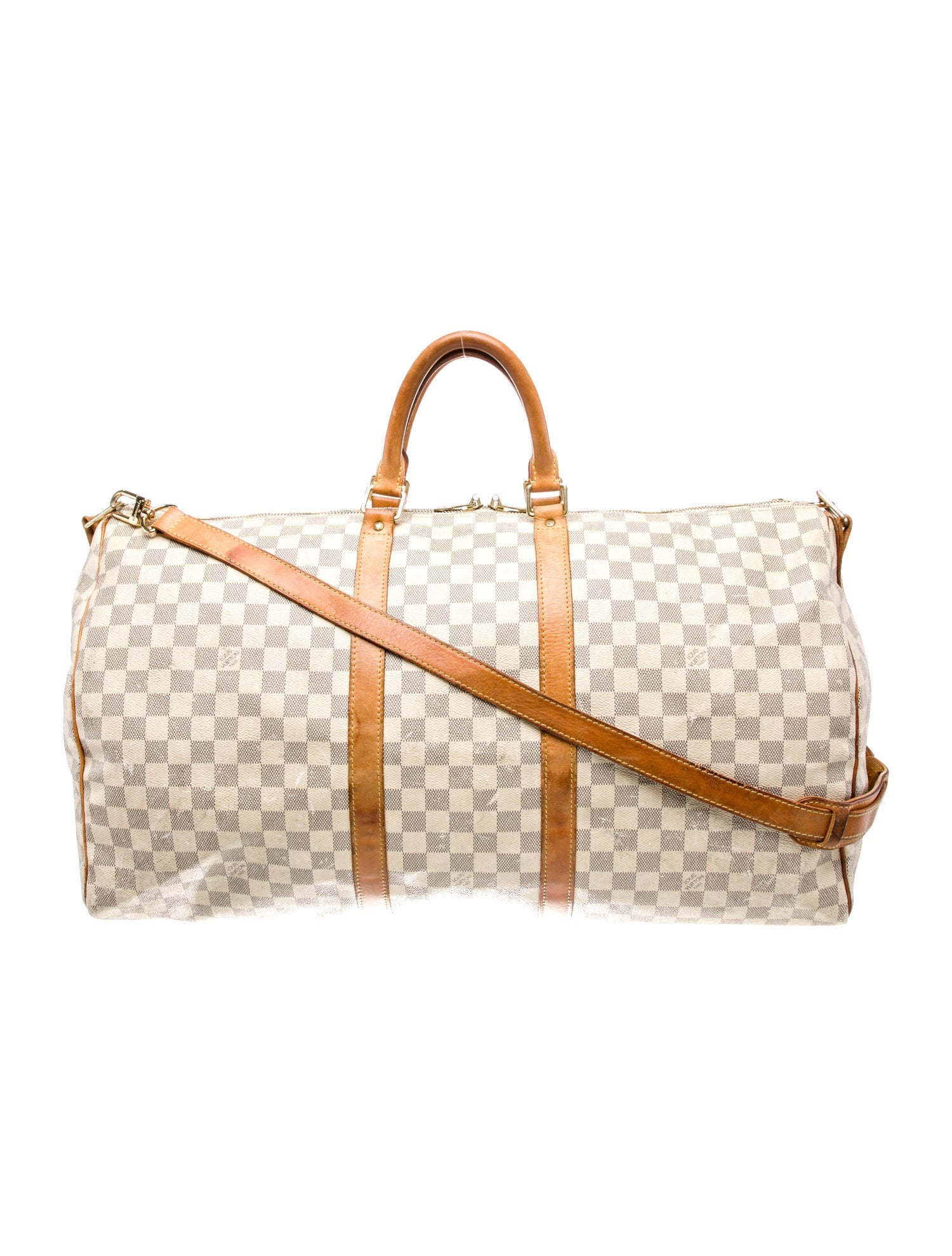 Louis Vuitton Damier Azur Keepall Bandouliere 55