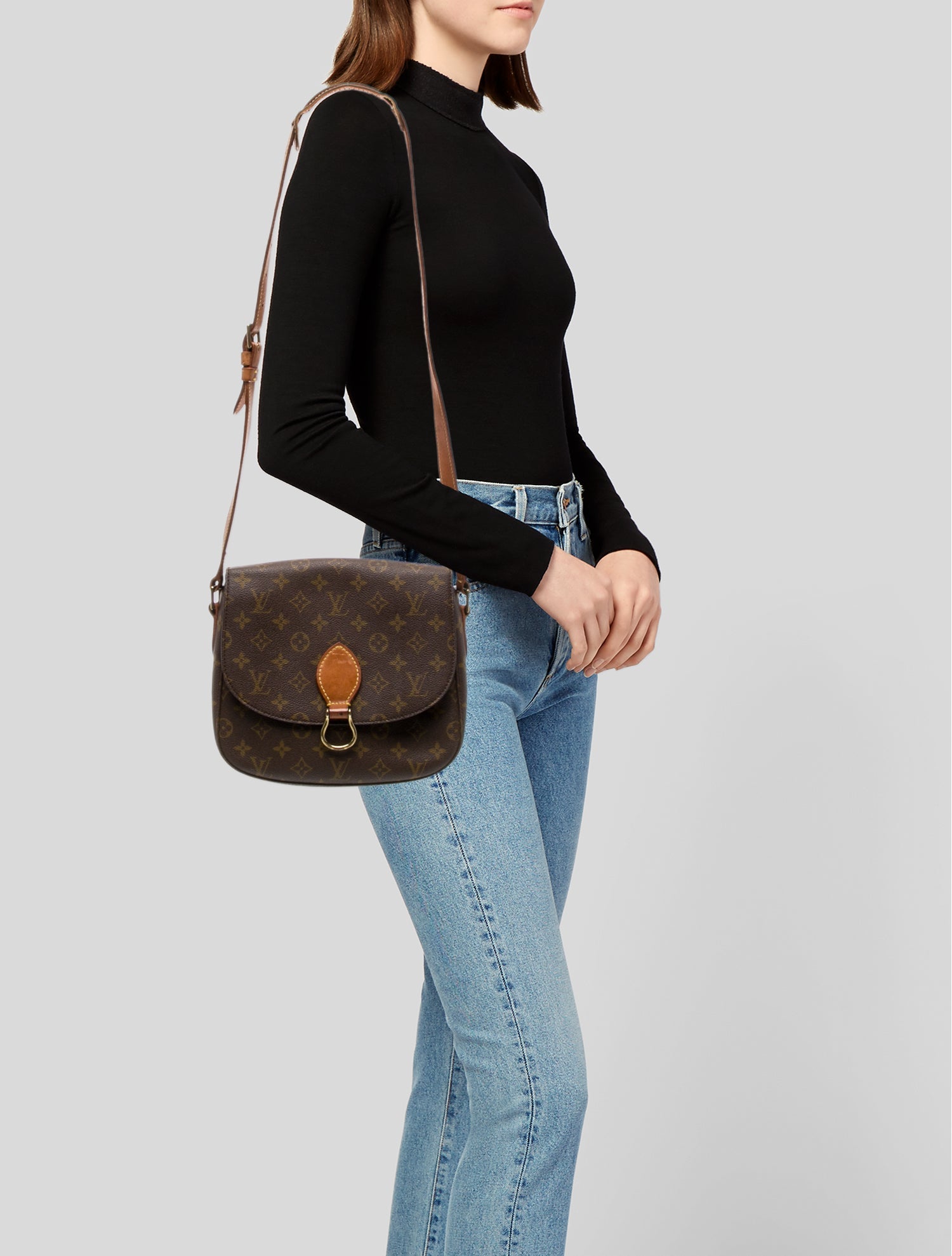 Louis Vuitton LV Monogram Saint Cloud GM Vintage