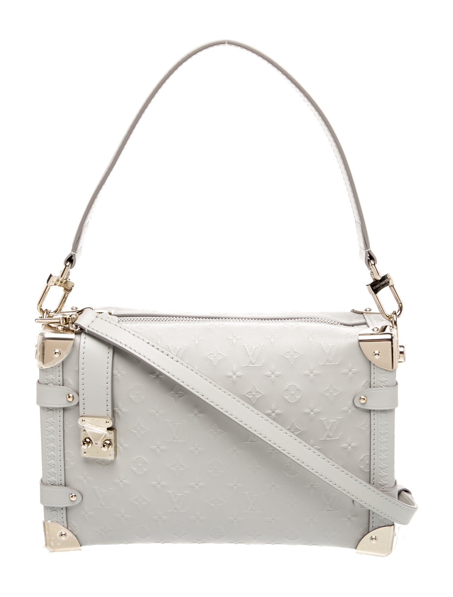 Louis Vuitton LV Monogram Debossed Side Trunk MM