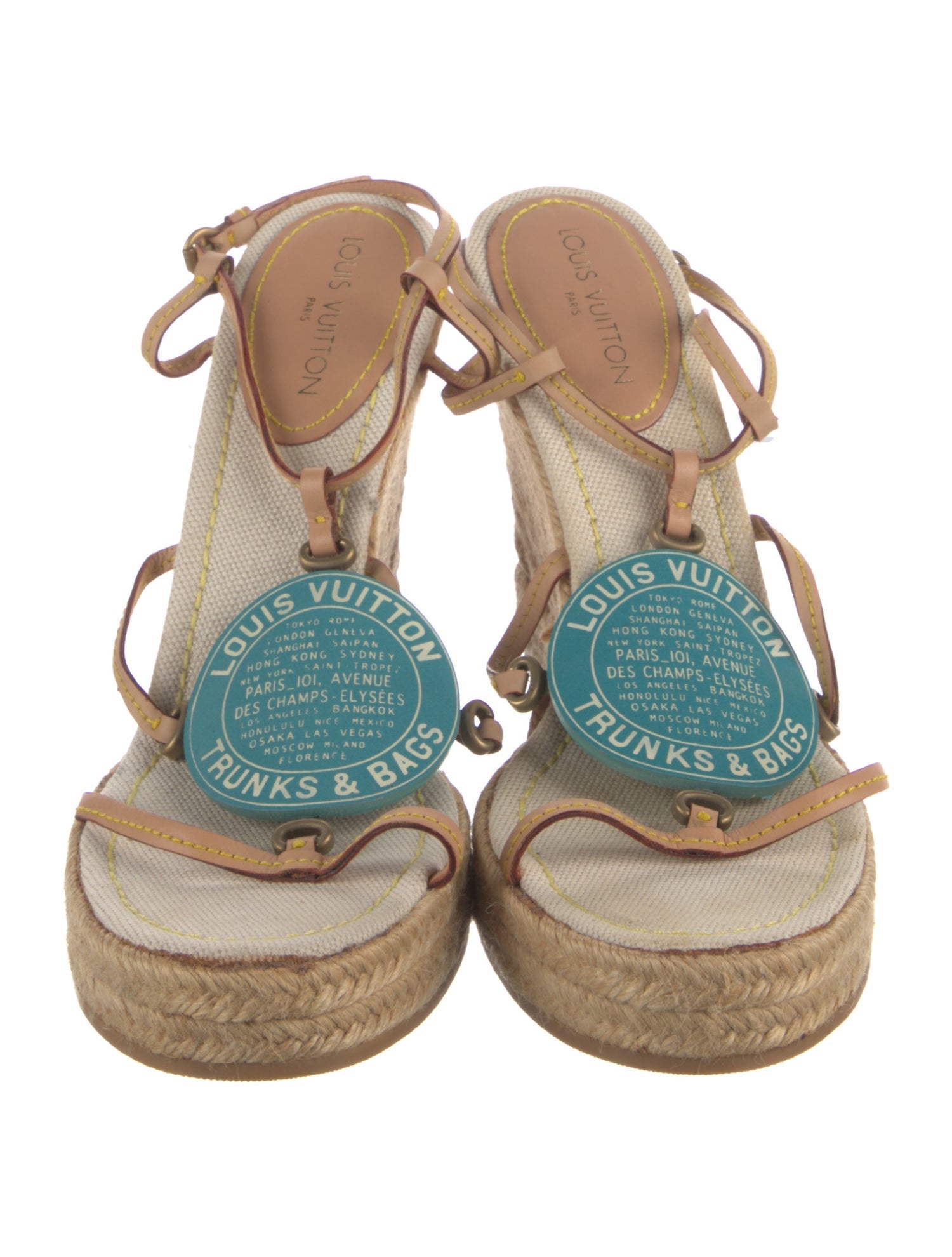 Louis Vuitton Leather Espadrilles