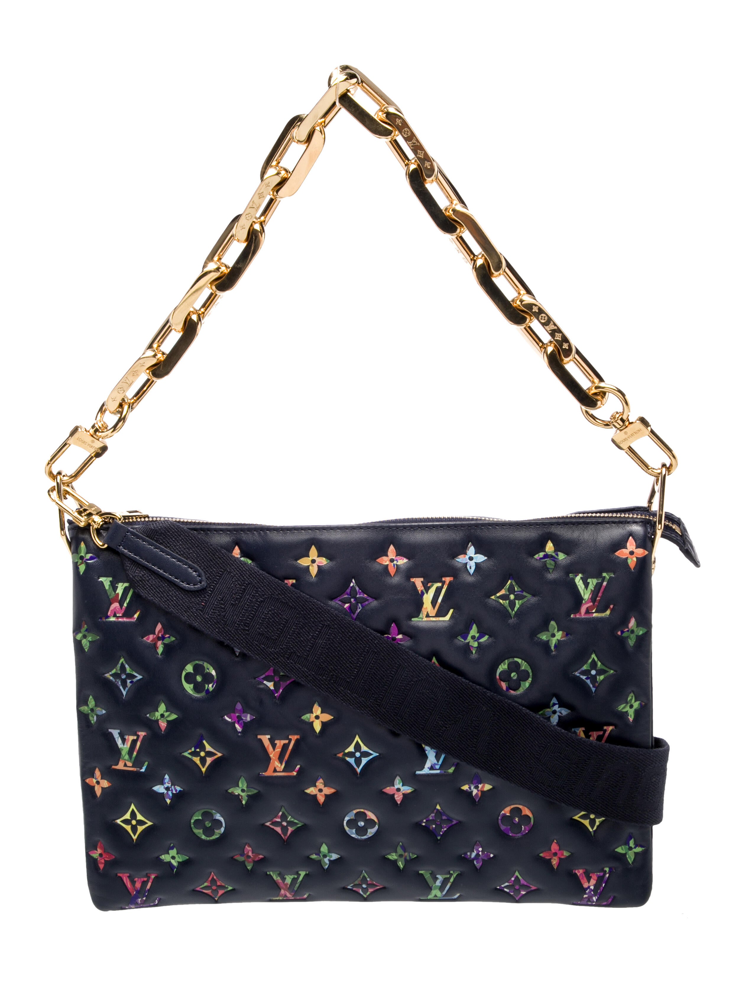 Louis Vuitton LV Monogram Monogram Garden Embossed Coussin MM