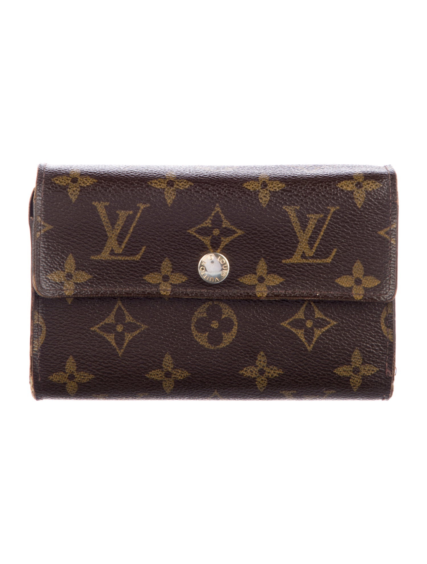 Louis Vuitton Monogram Pattern Coated Canvas Alexandra Wallet