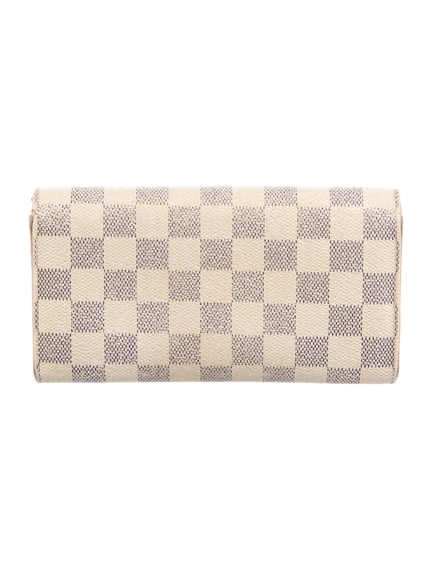 Louis Vuitton 2009 Damier Azur Pattern Sarah Wallet