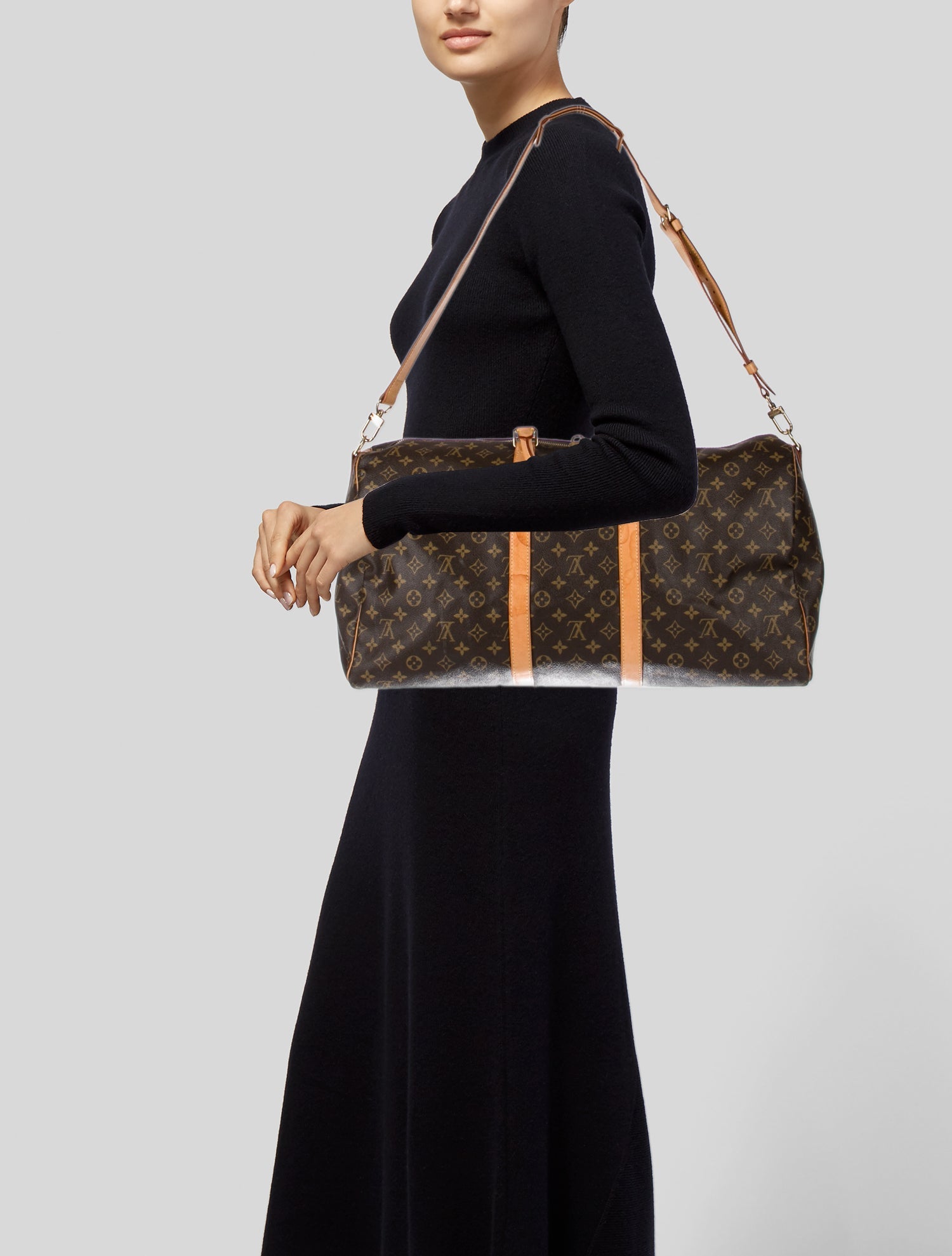 Louis Vuitton LV Monogram Keepall Bandouliere 55