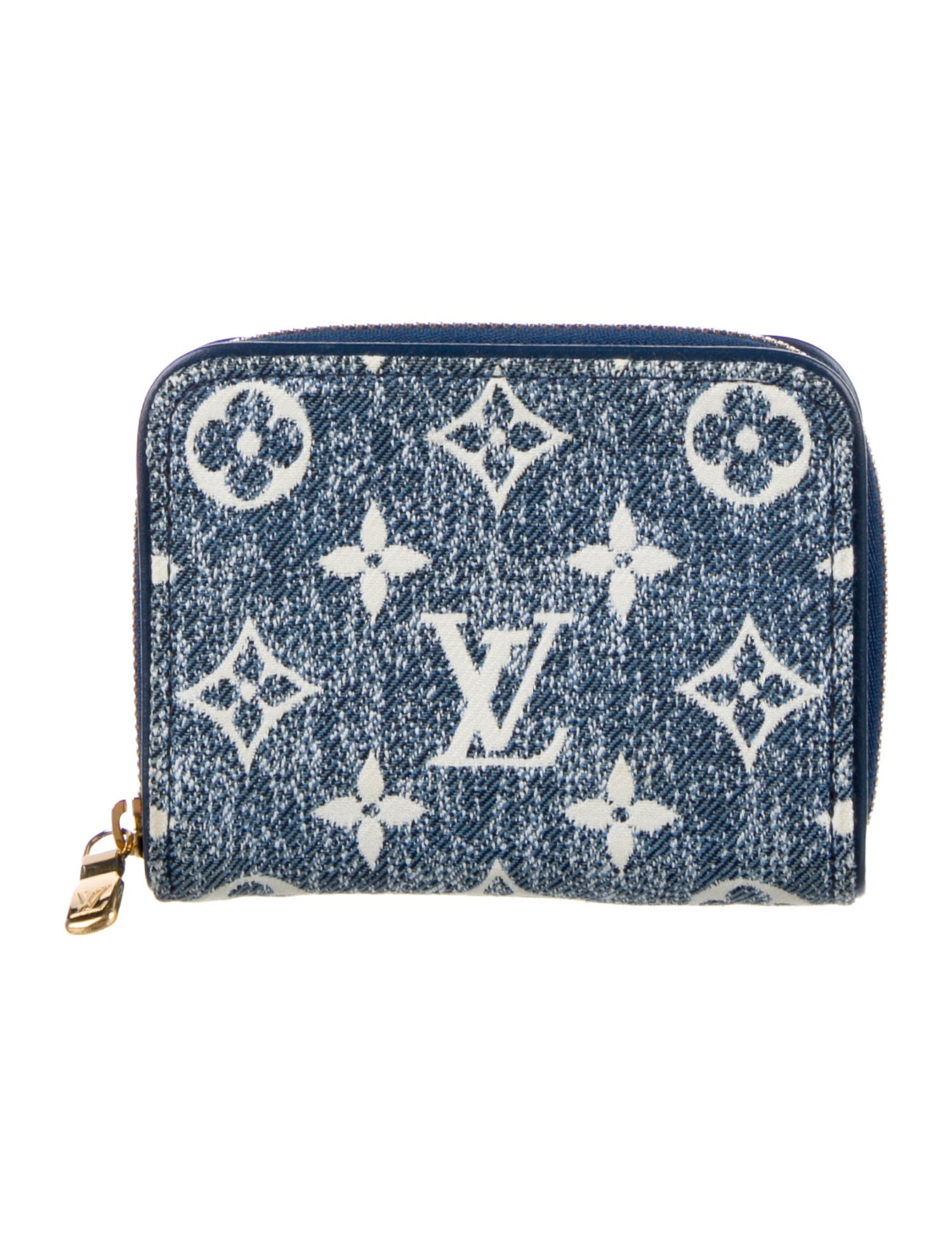 Louis Vuitton LV Monogram Denim Zippy Coin Purse