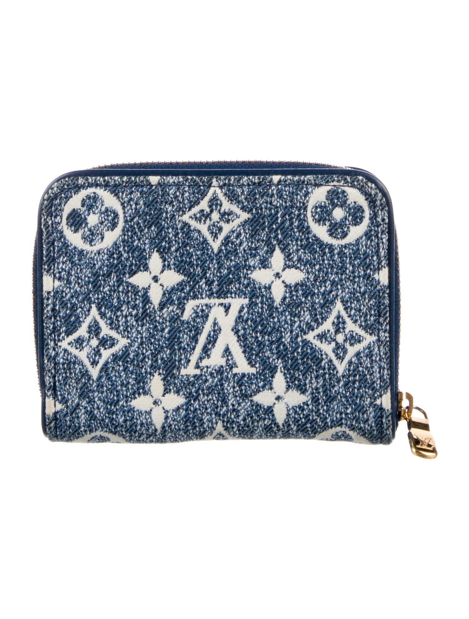 Louis Vuitton LV Monogram Denim Zippy Coin Purse