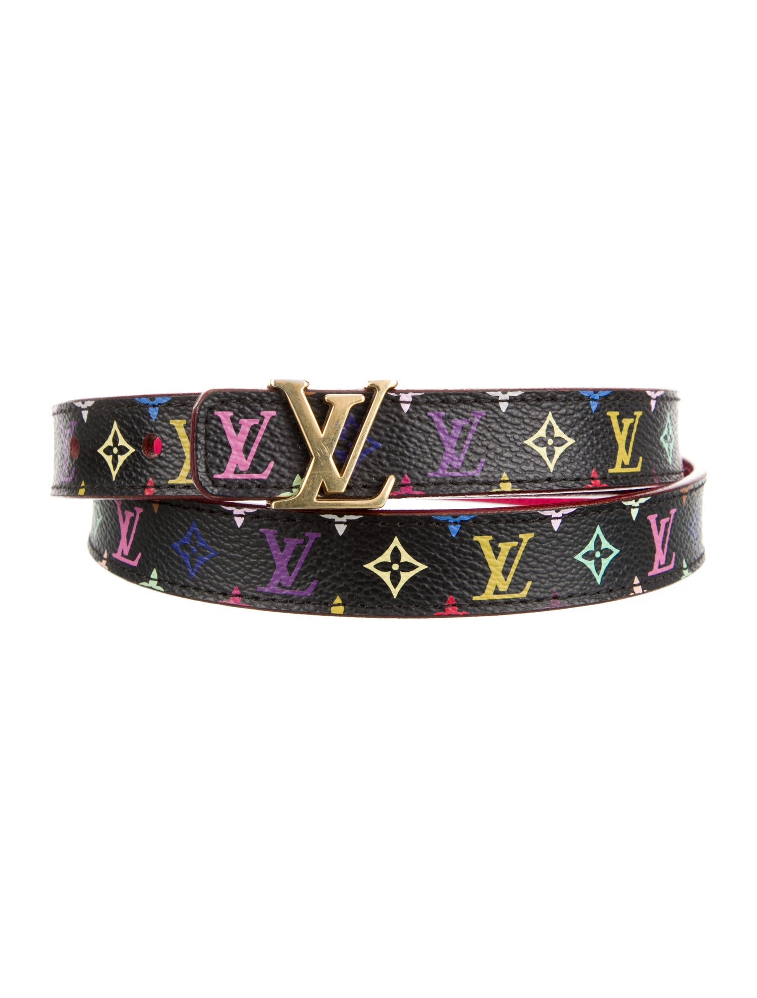 Louis Vuitton 2008 LV Initiales Skinny Belt