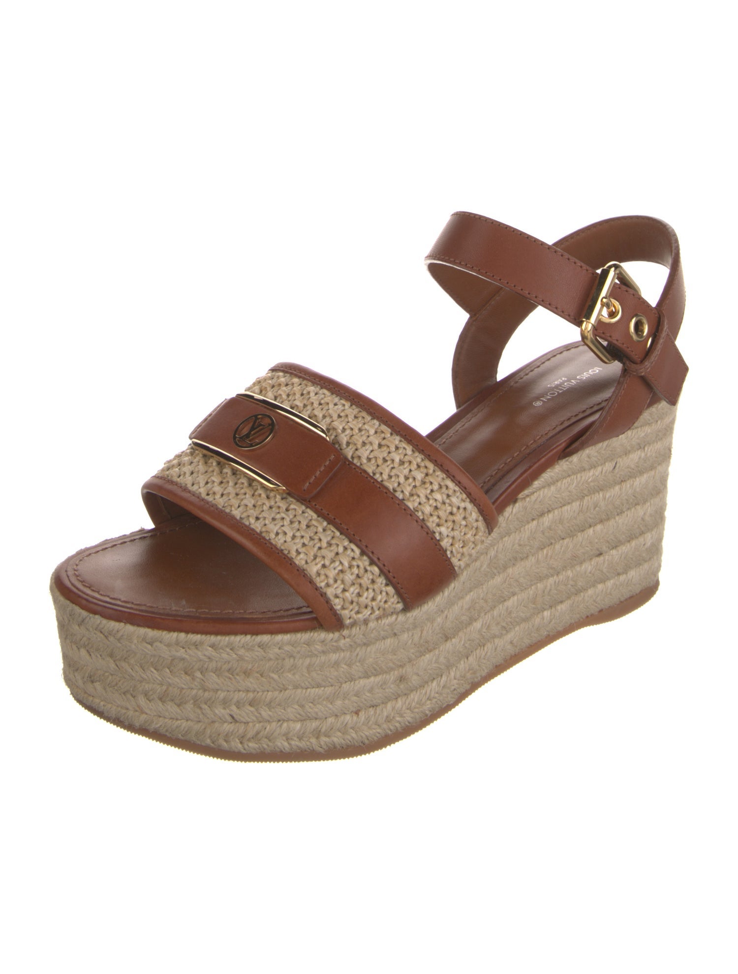 Louis Vuitton Leather Espadrilles