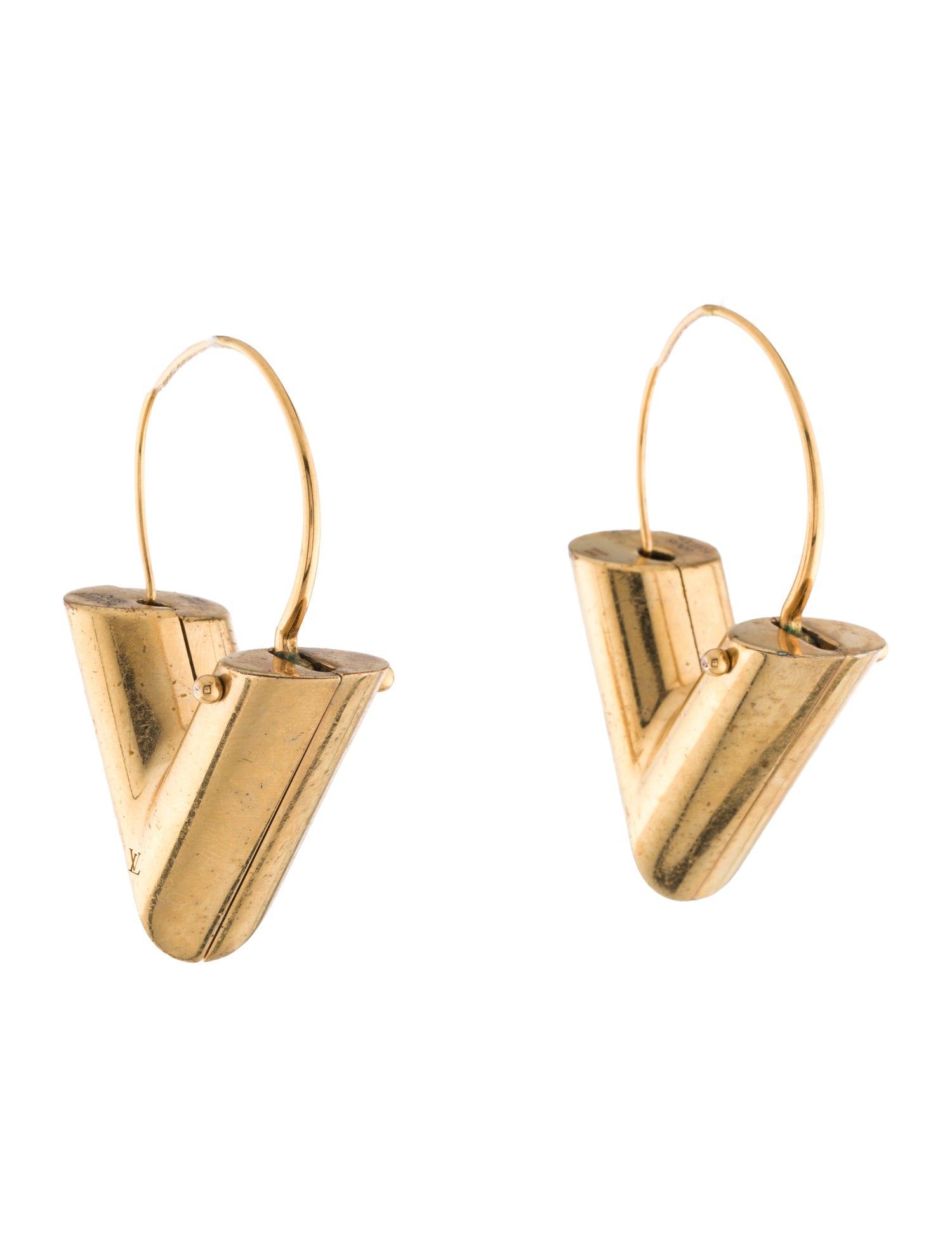 Louis Vuitton Essential Large V Hoop Earrings