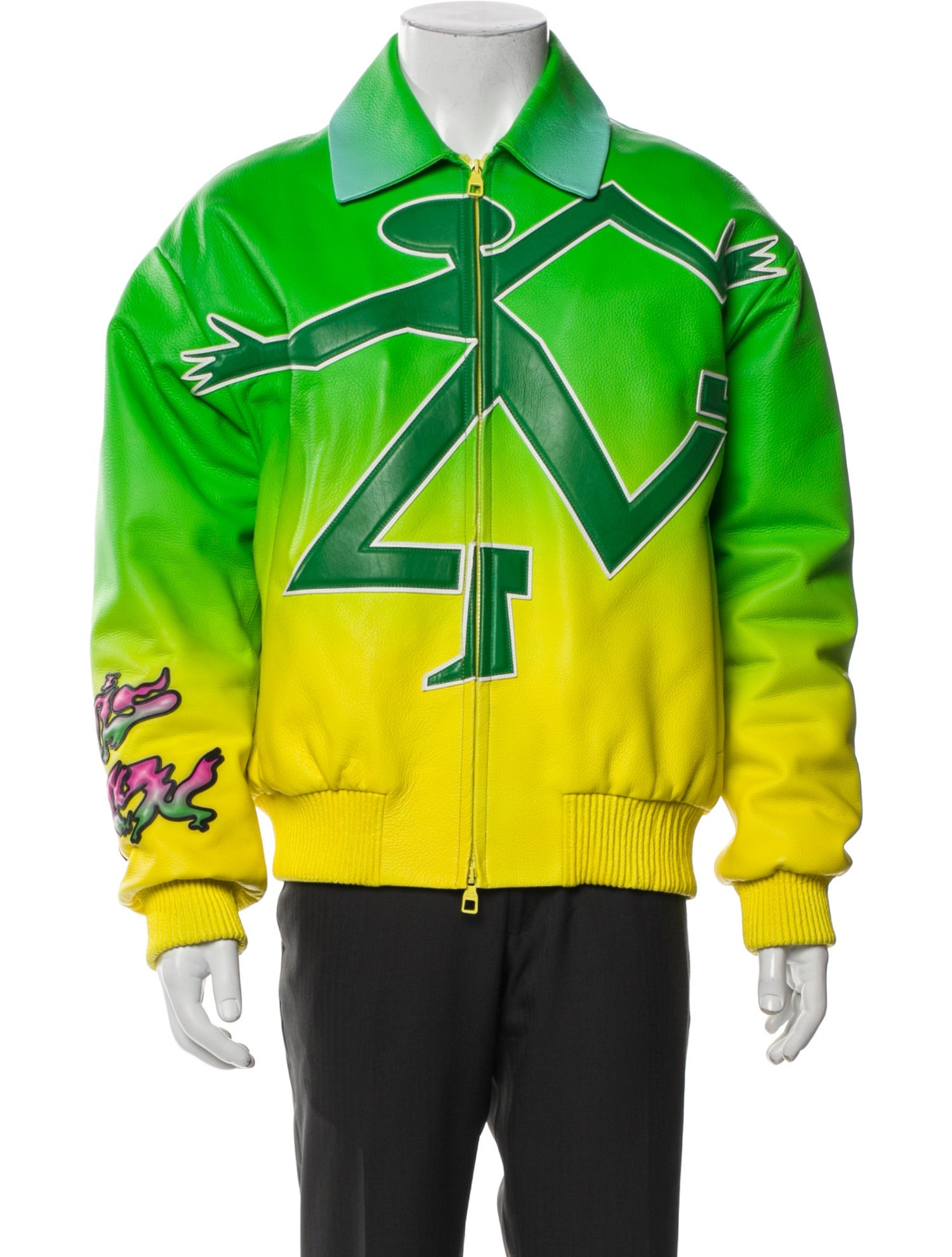 Louis Vuitton 2021 Signature Logo Bomber Jacket