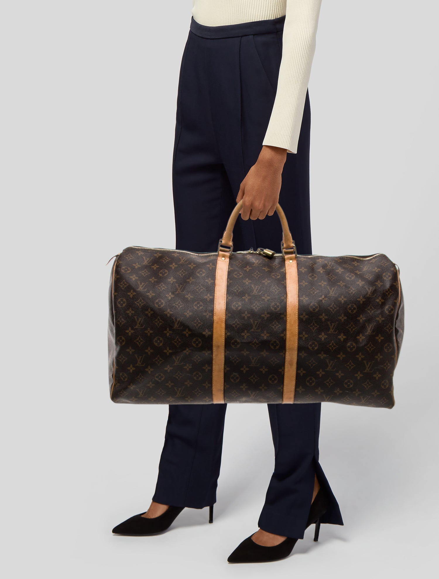 Louis Vuitton LV Monogram Keepall 60 Vintage