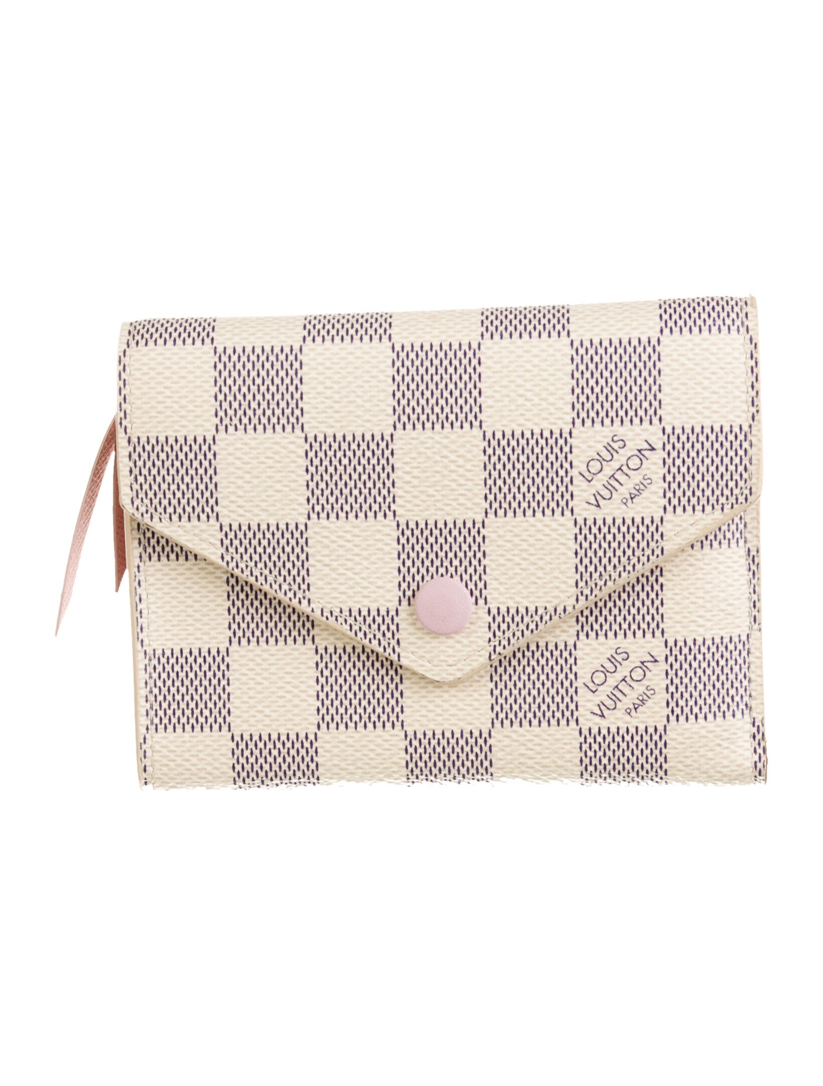 Louis Vuitton Damier Azur Pattern Coated Canvas Victorine Wallet