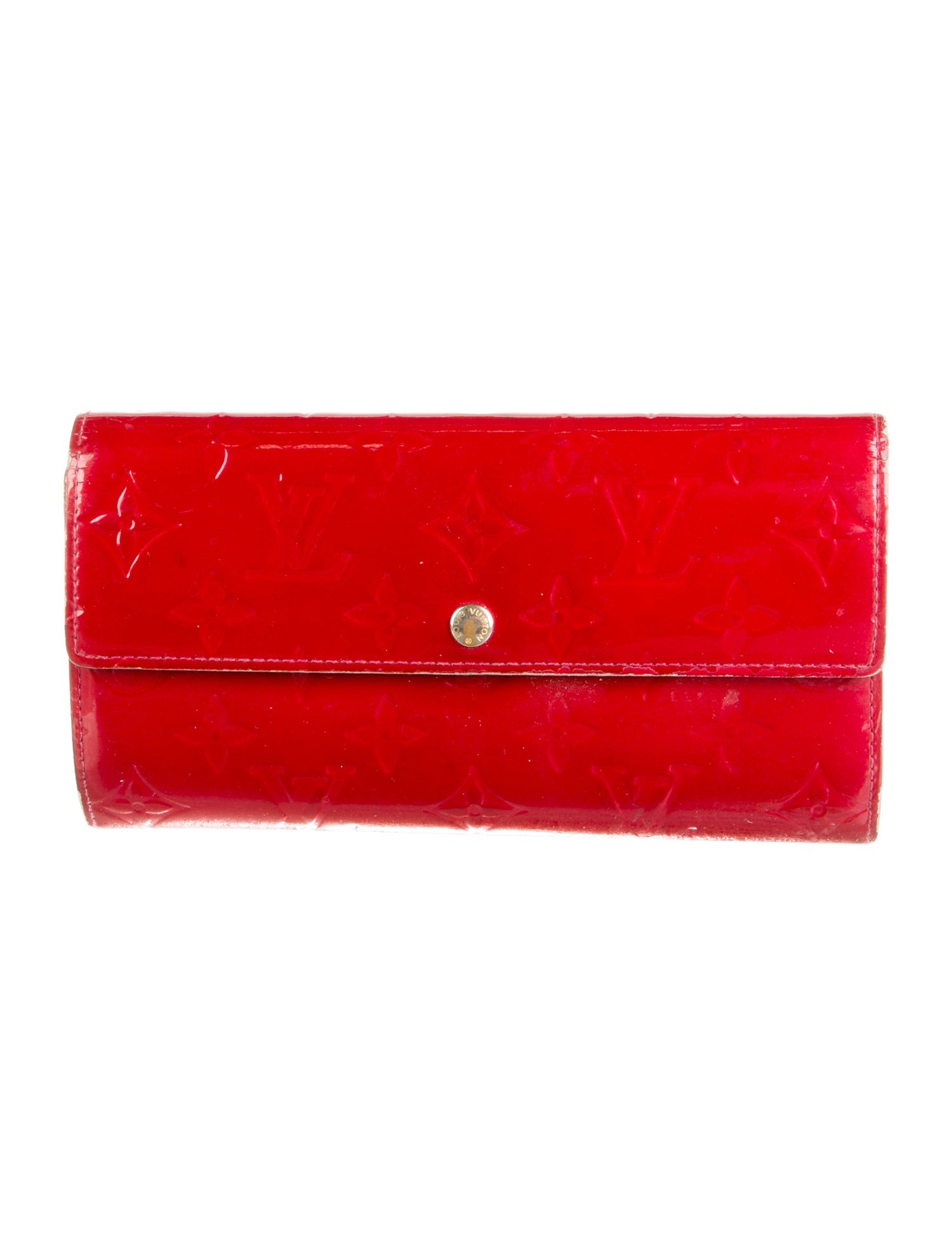 Louis Vuitton Monogram Vernis Vernis Patent Leather Sarah Wallet