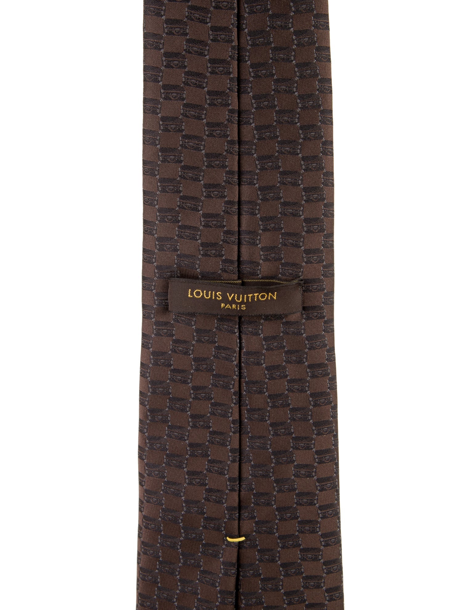 Louis Vuitton Silk Pattern Tie w/Tags