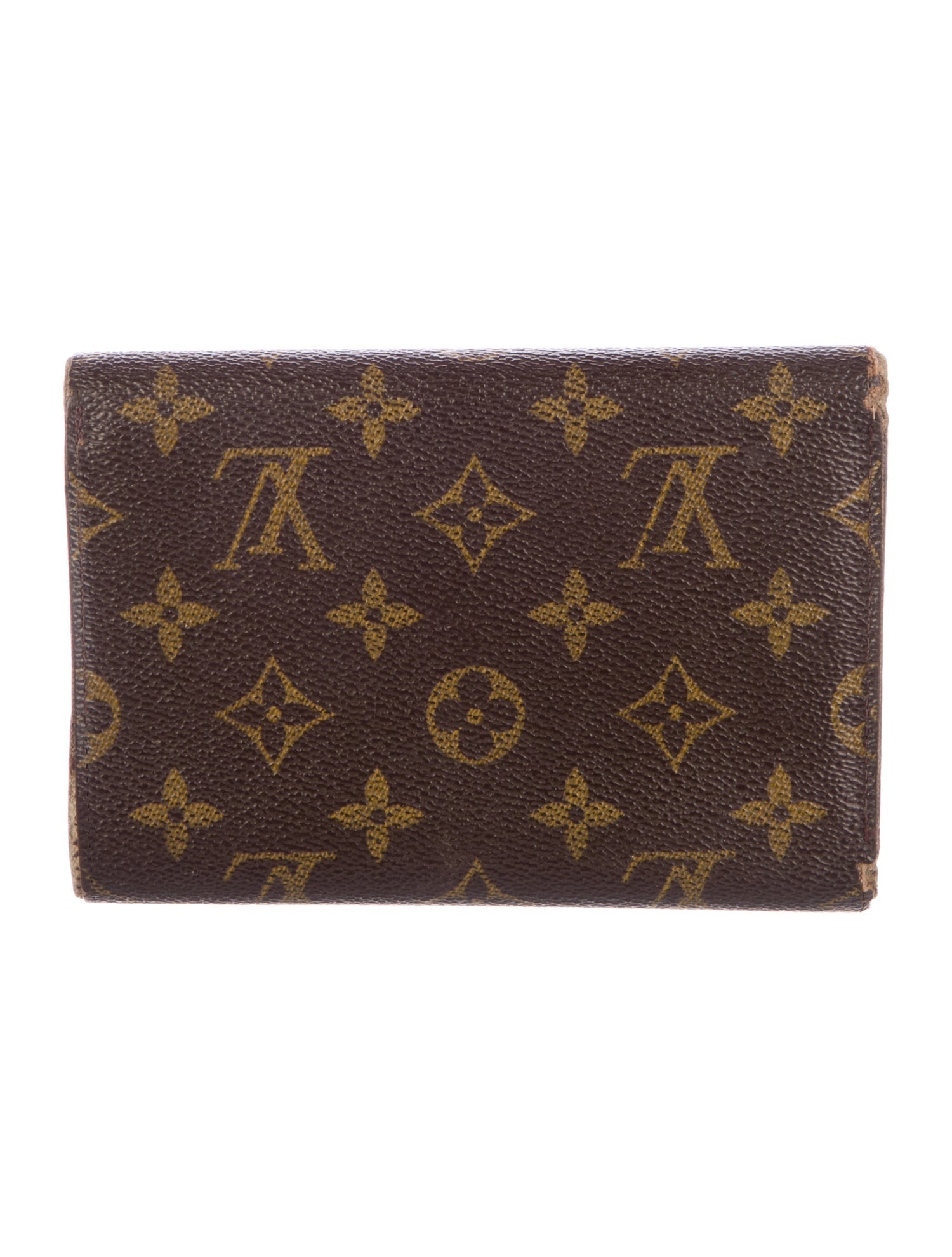 Louis Vuitton LV Monogram Coated Canvas Compact Wallet