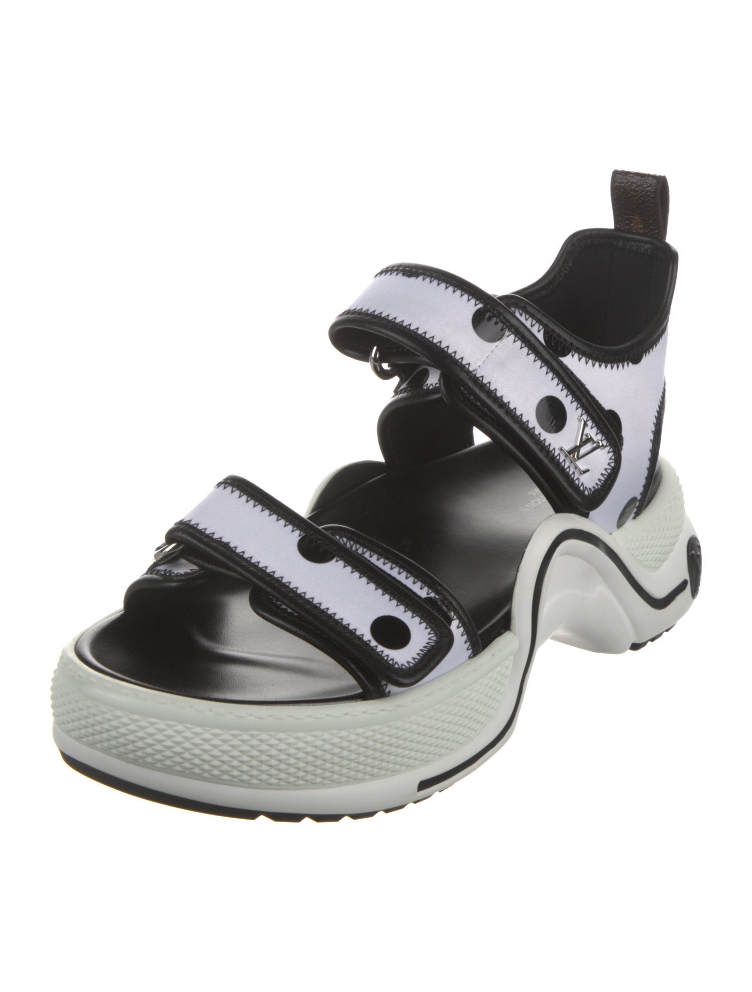 Louis Vuitton LV Monogram Leather Sandals