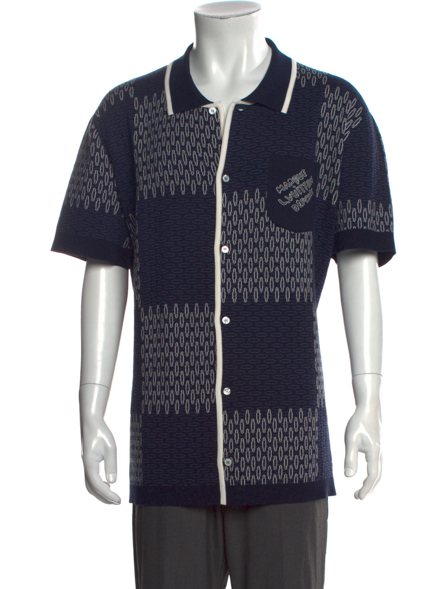 Louis Vuitton 2024 Damier Denim Shirt