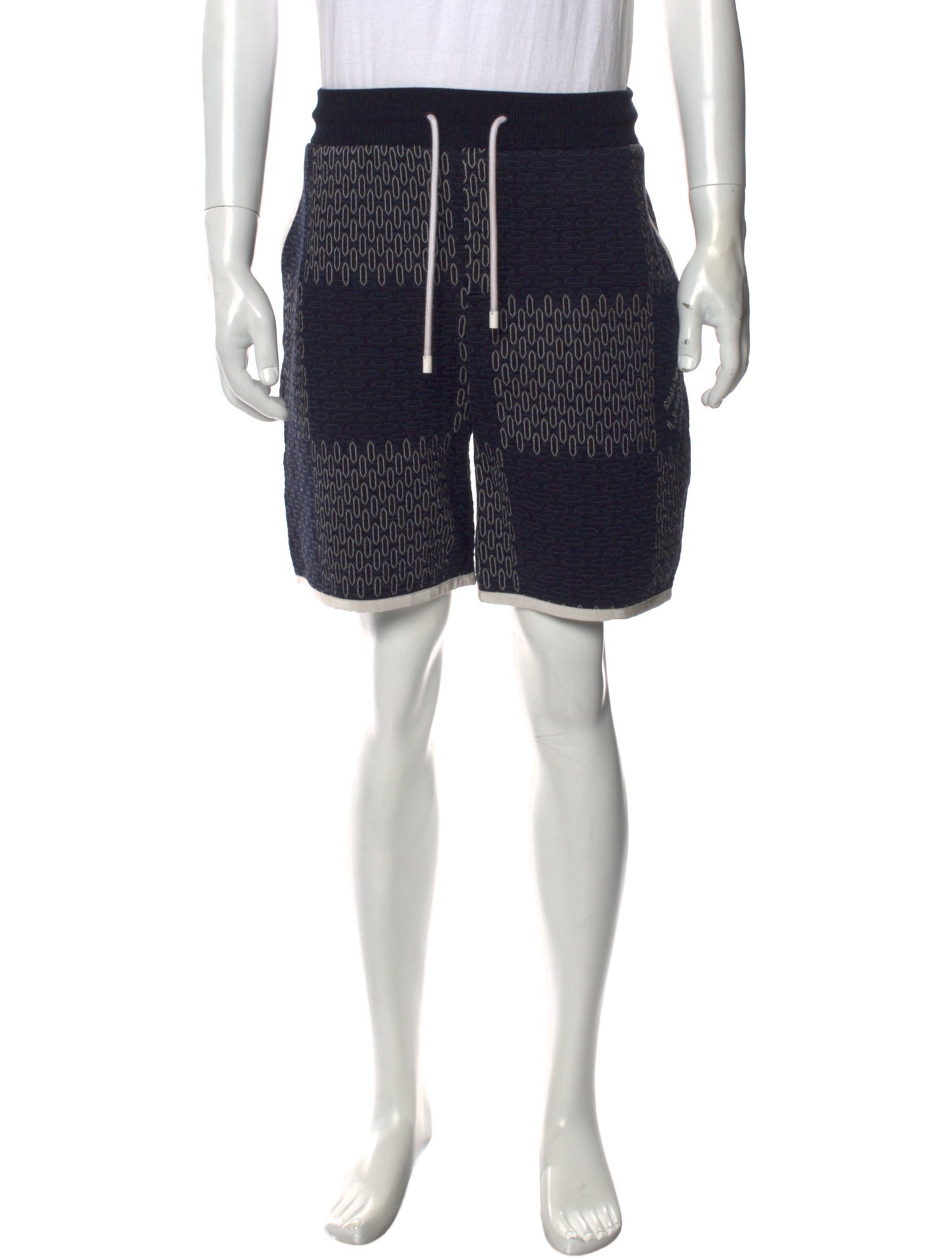 Louis Vuitton Damier Graphite Pattern Jogger Shorts