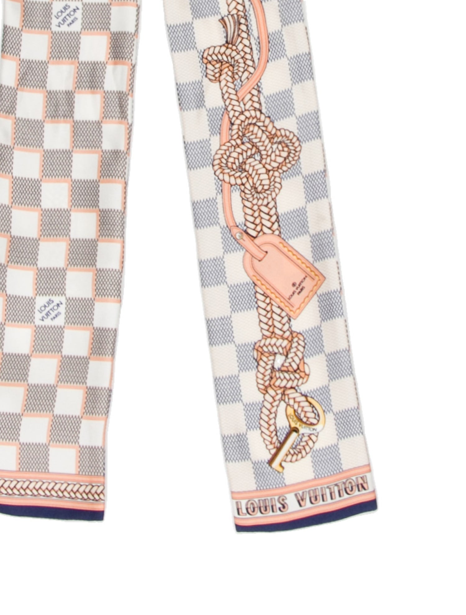 Louis Vuitton Damier Azur Infinity 2022 Scarf