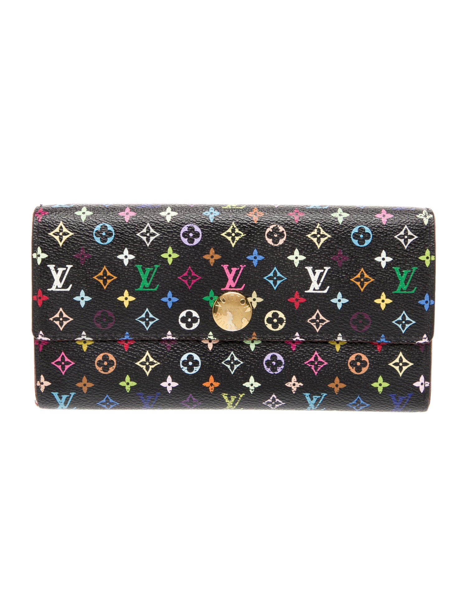 Louis Vuitton 2010 Multicolore Monogram Pattern Sarah Wallet