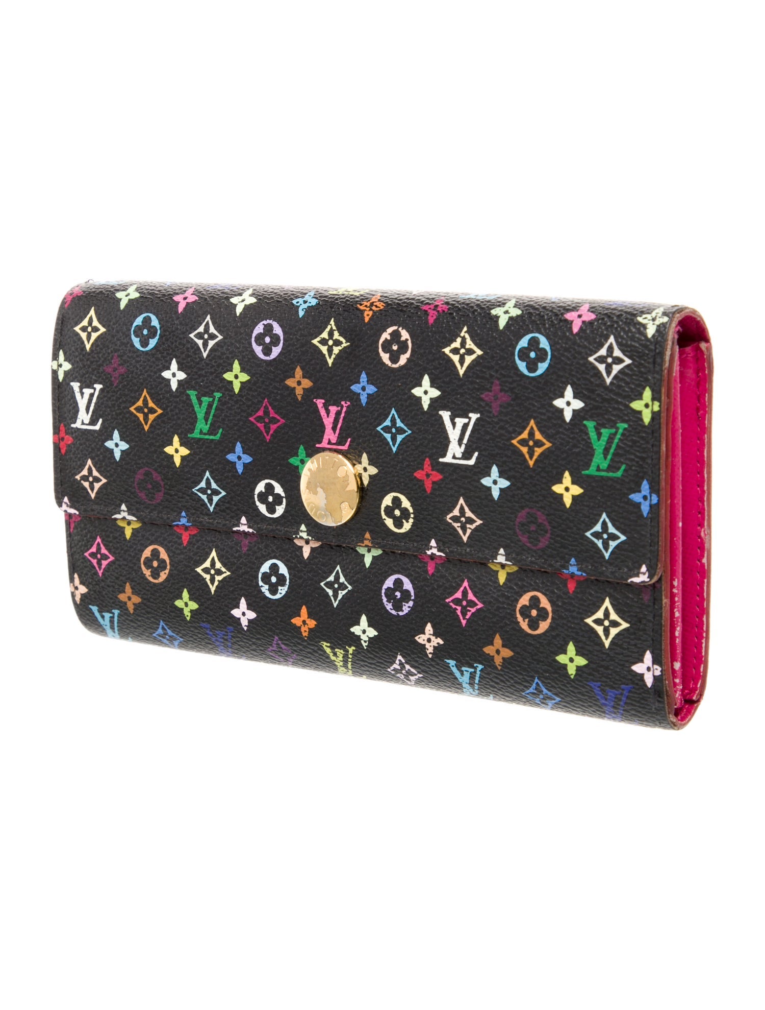 Louis Vuitton 2010 Multicolore Monogram Pattern Sarah Wallet