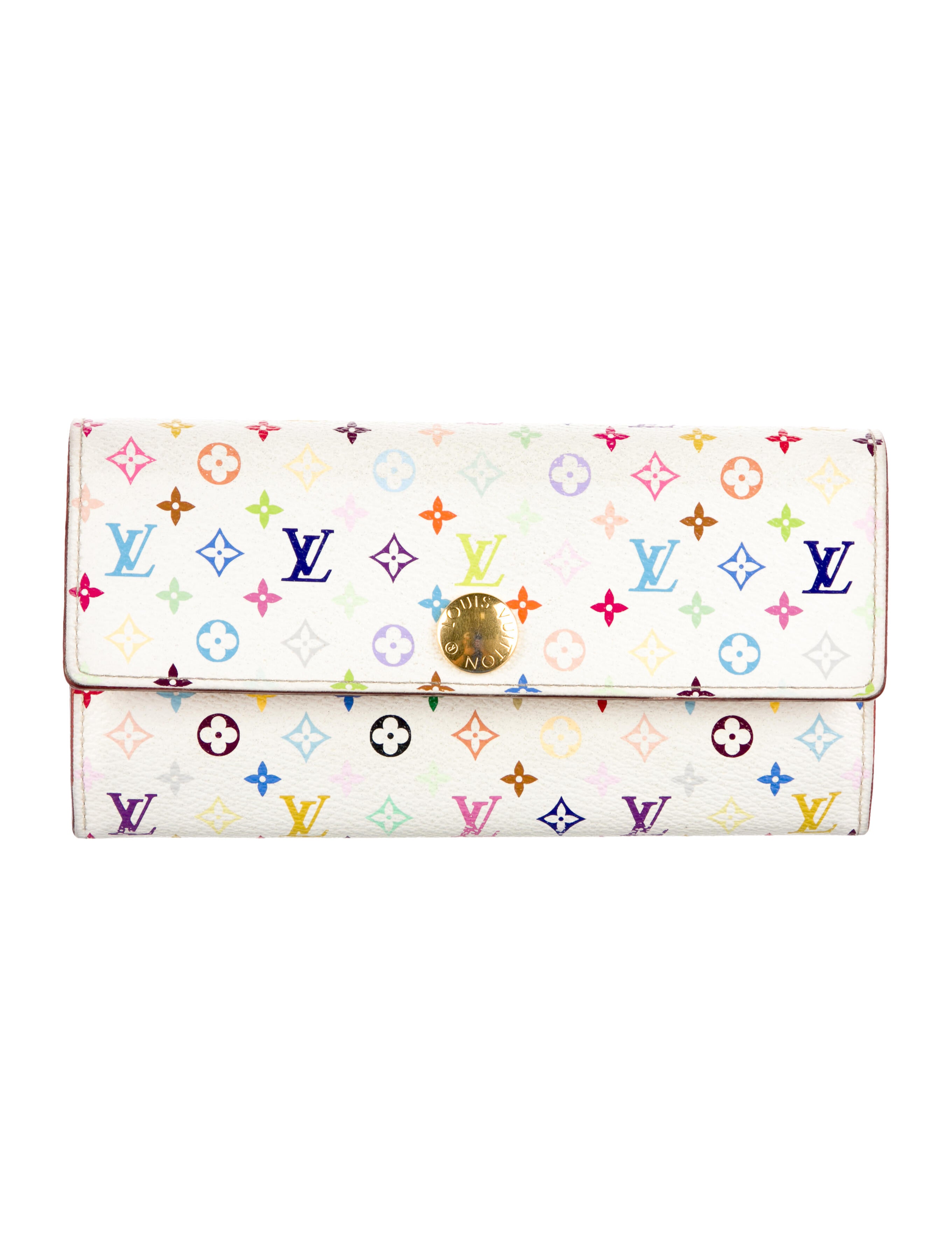 Louis Vuitton 2013 Multicolore Monogram Pattern Sarah Wallet