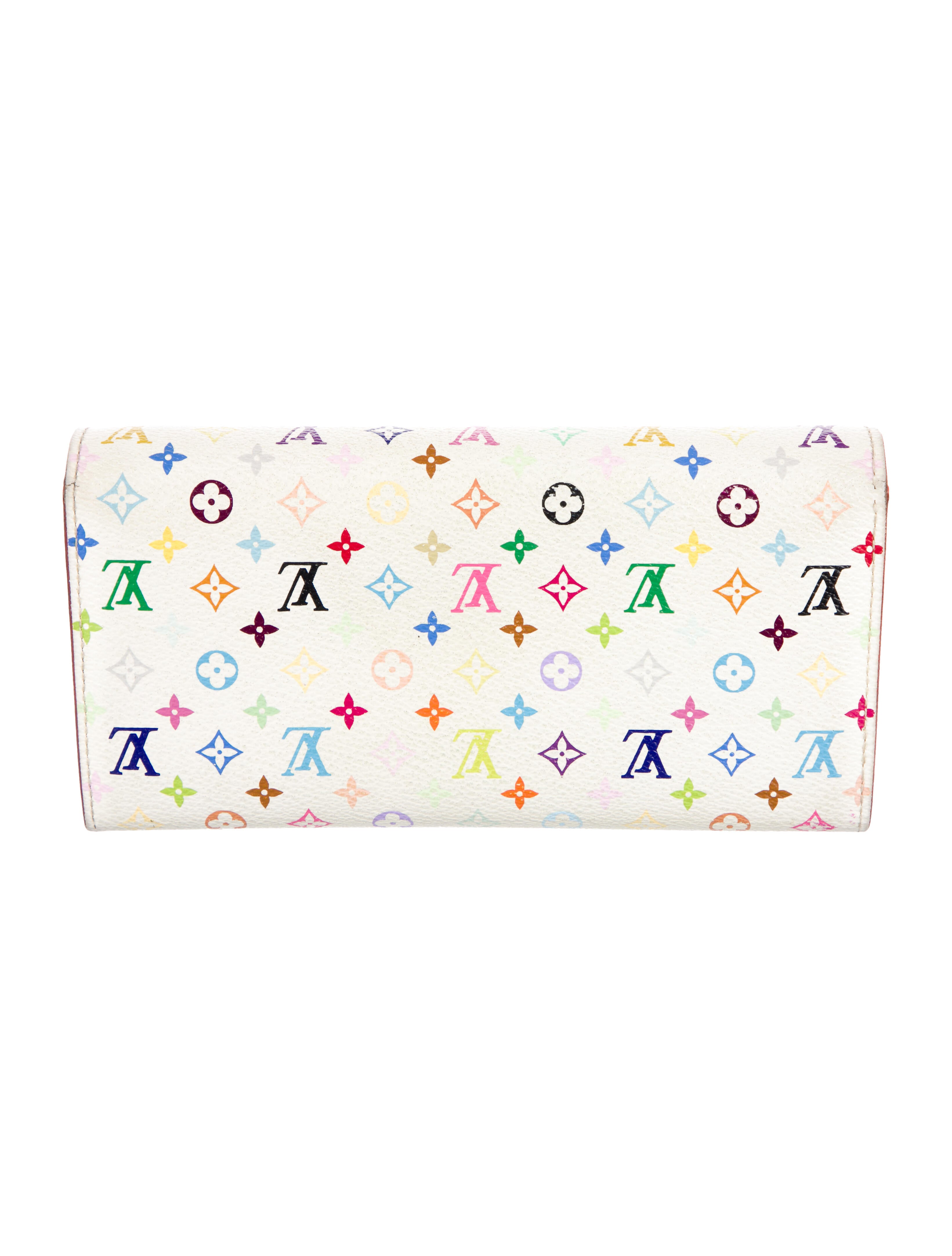 Louis Vuitton 2013 Multicolore Monogram Pattern Sarah Wallet