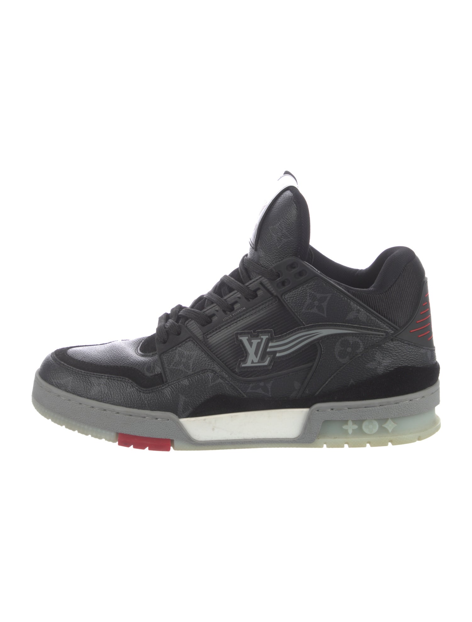 Louis Vuitton Monogram Eclipse Leather Sneakers