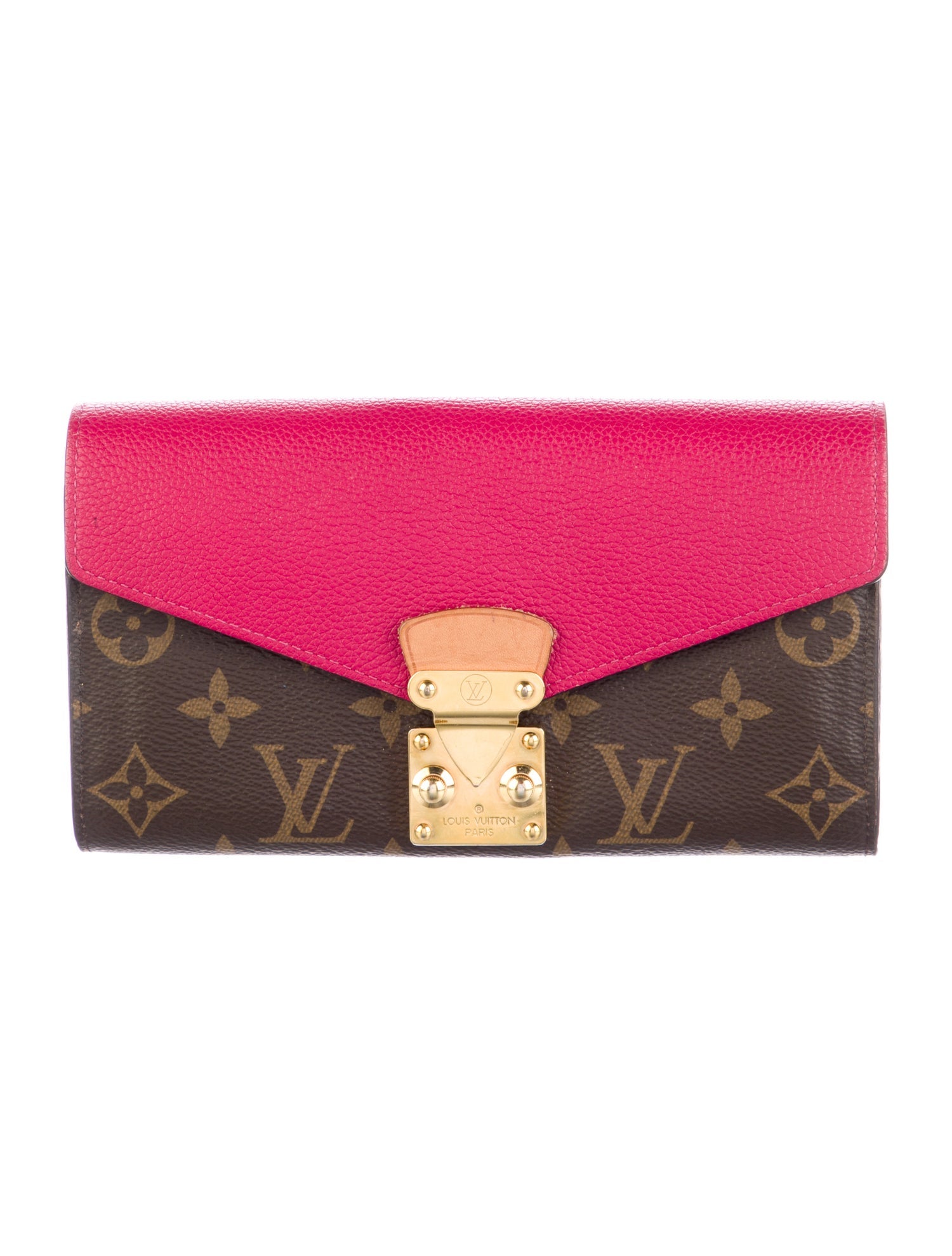 Louis Vuitton LV Monogram Coated Canvas Pallas Wallet