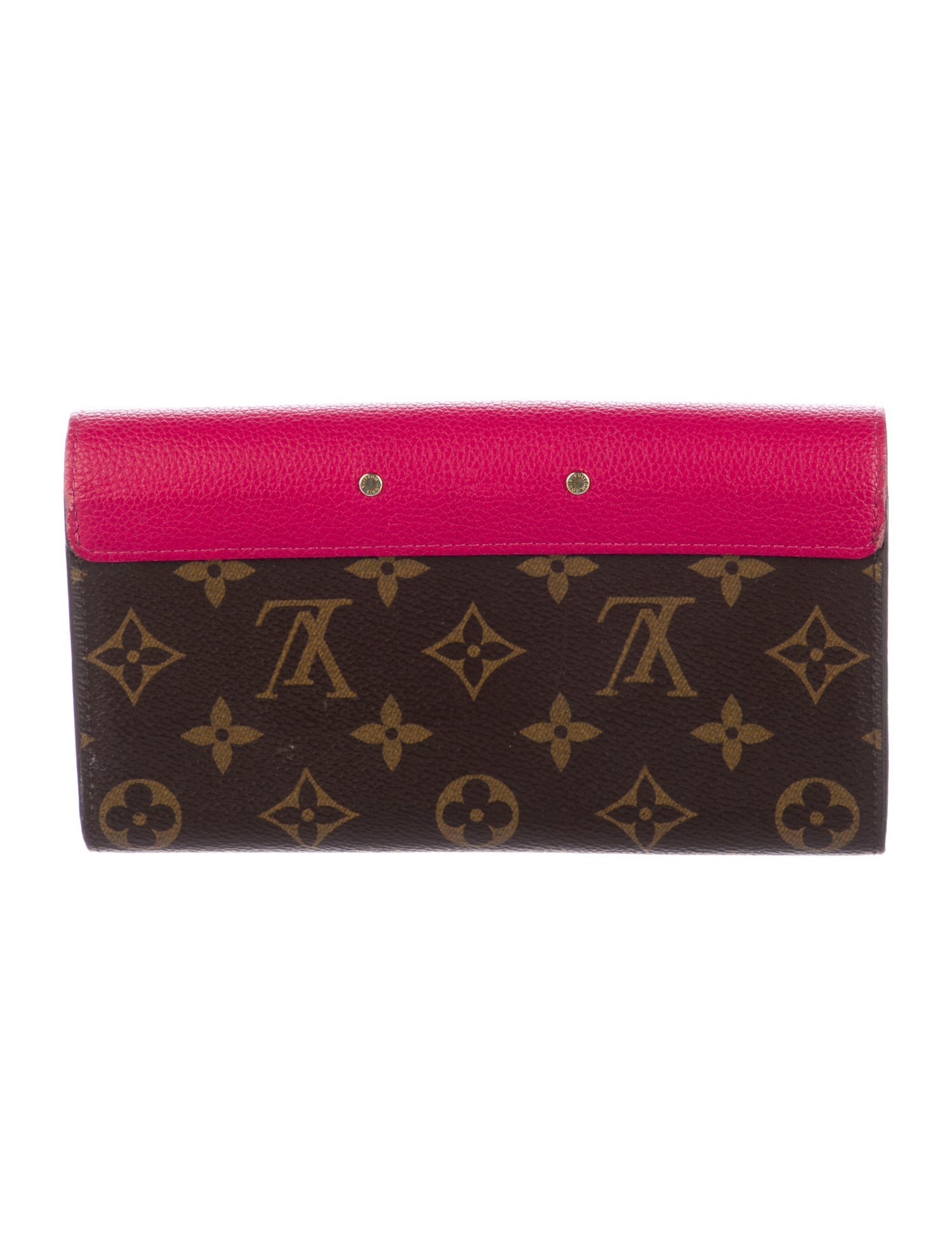 Louis Vuitton LV Monogram Coated Canvas Pallas Wallet