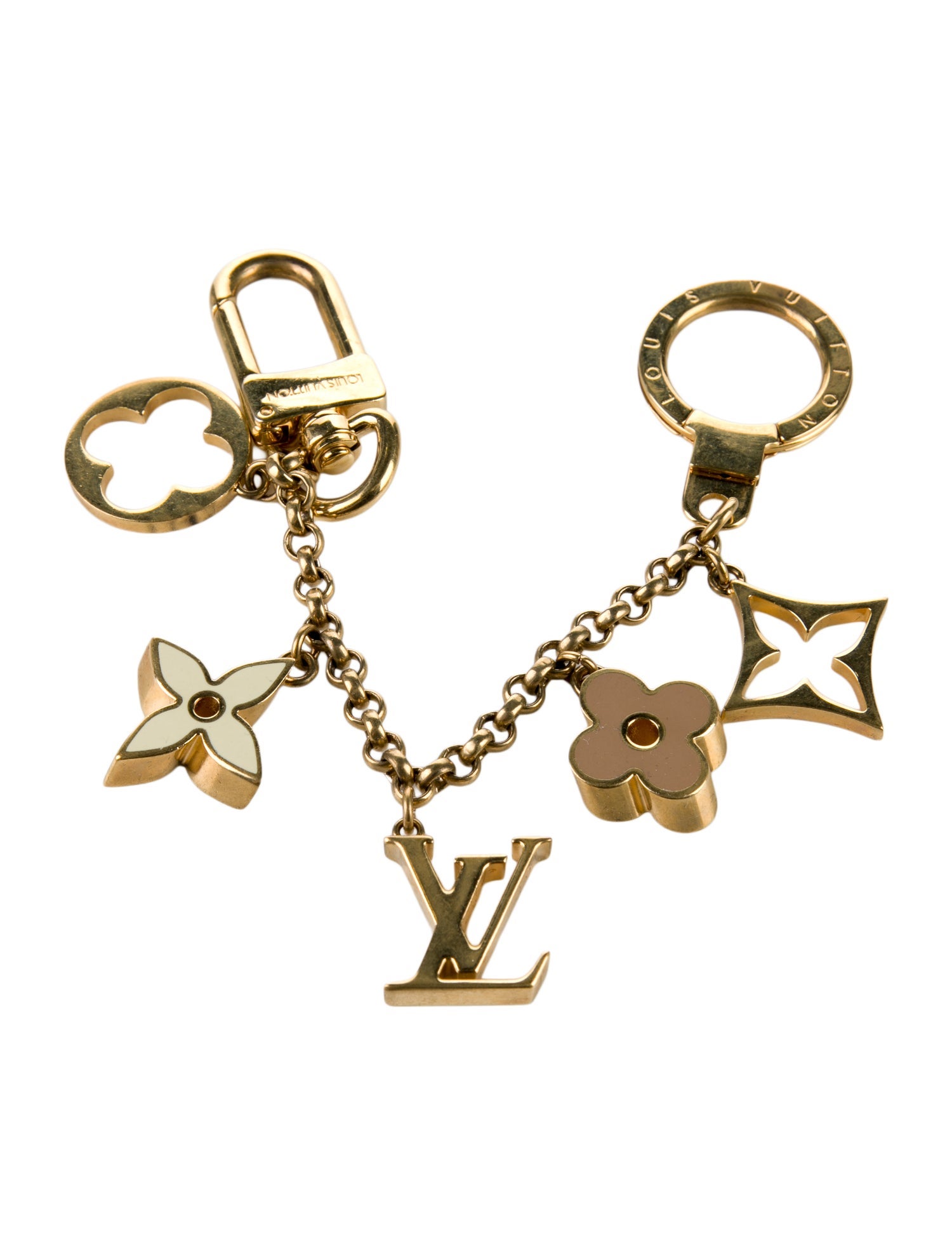 Louis Vuitton Fleur De Monogram Key Chain & Bag Charm