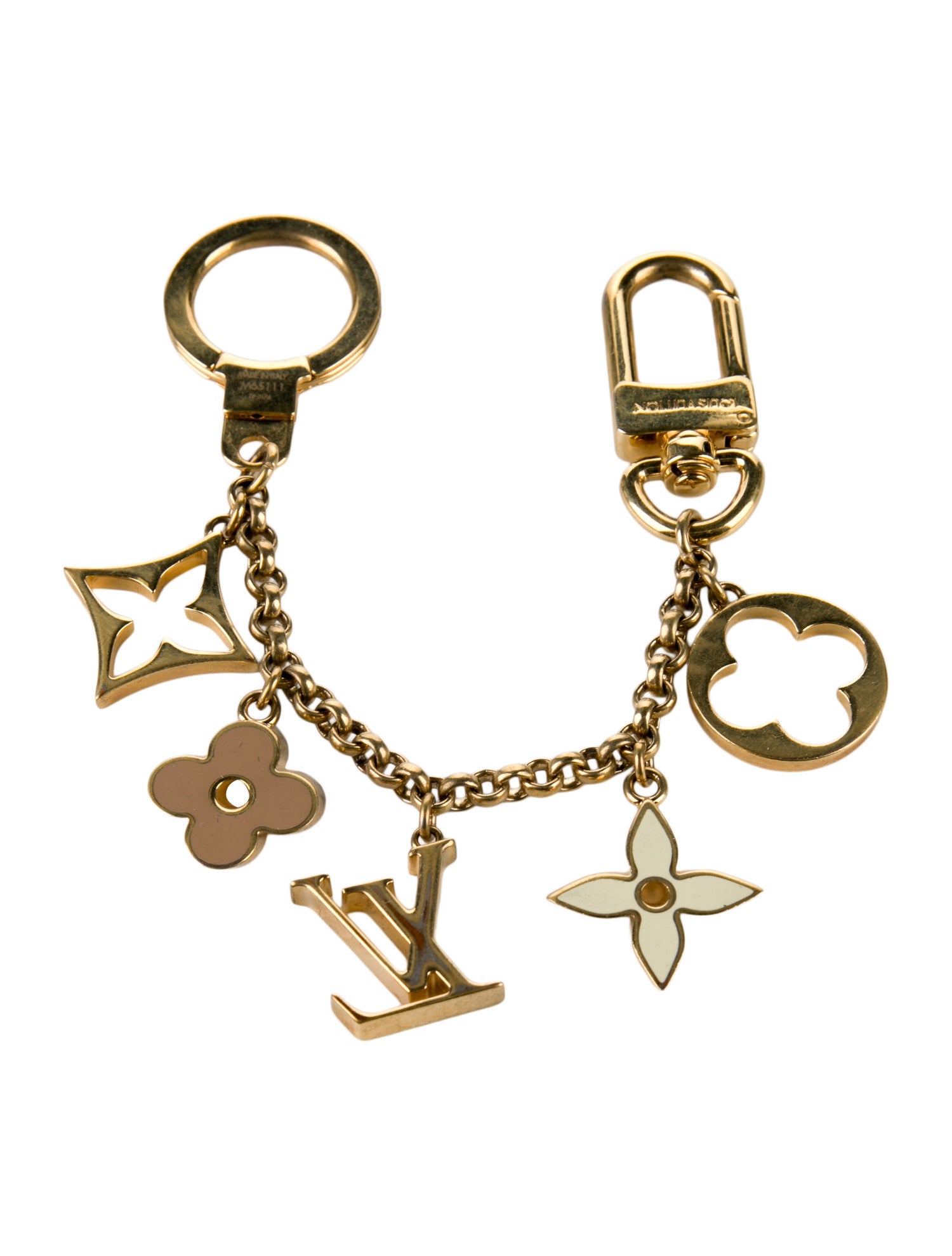 Louis Vuitton Fleur De Monogram Key Chain & Bag Charm