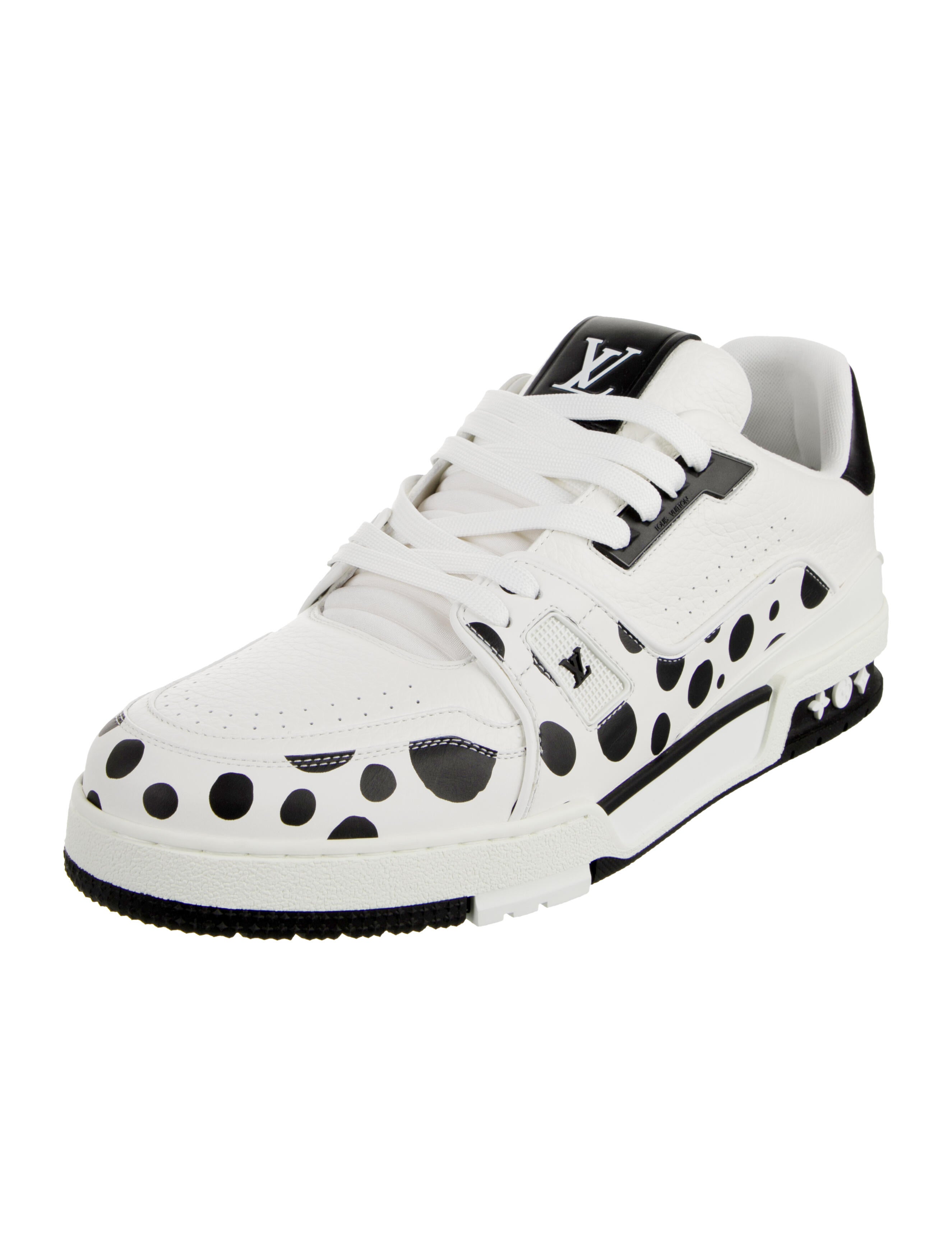 Louis Vuitton Leather Printed Sneakers