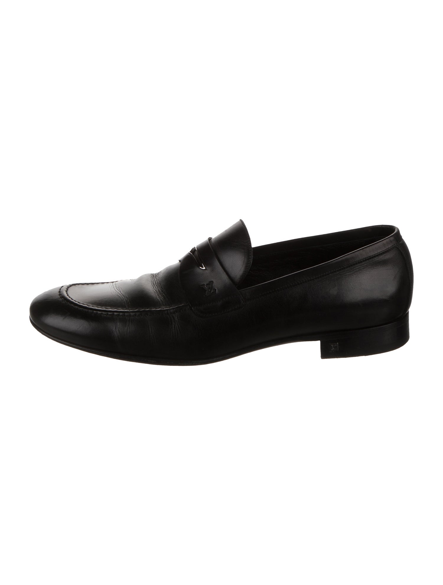 Louis Vuitton LV Monogram Leather Dress Loafers