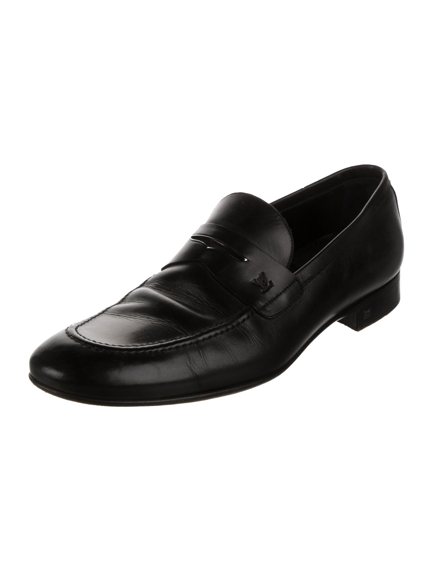 Louis Vuitton LV Monogram Leather Dress Loafers